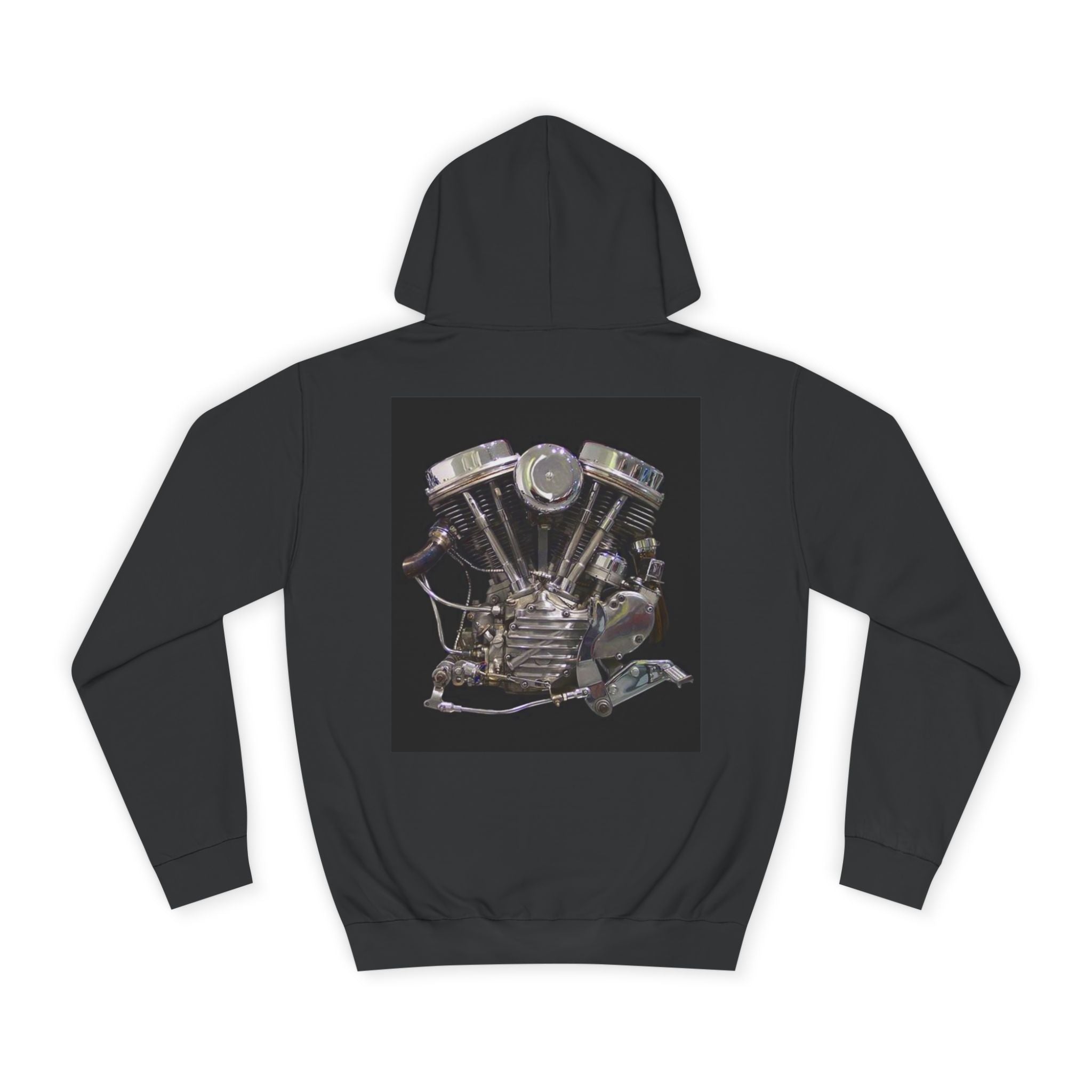 Old Crow Motorcycle & Hotrod College Hoodie