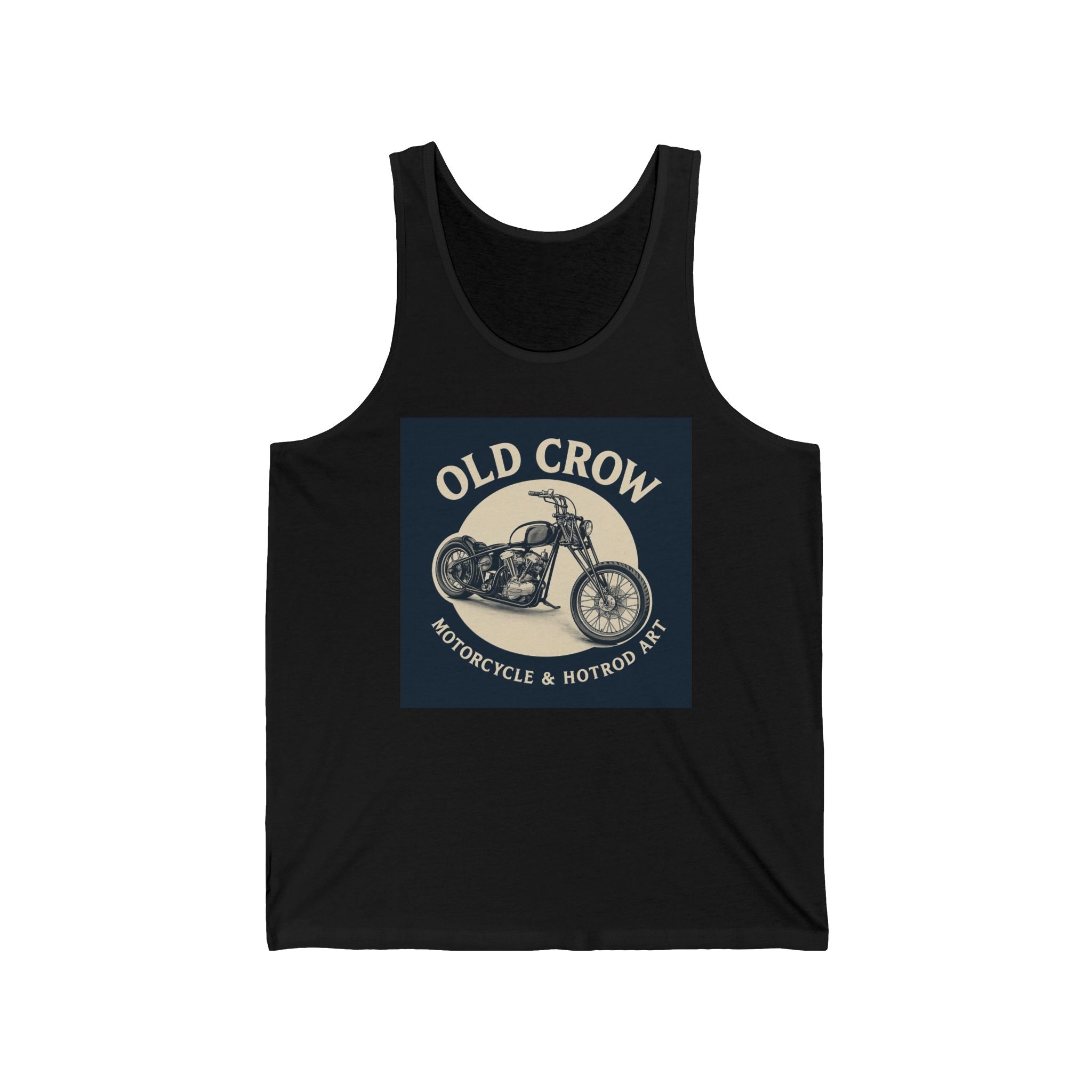 Old Crow Chopper Art Jersey Tank