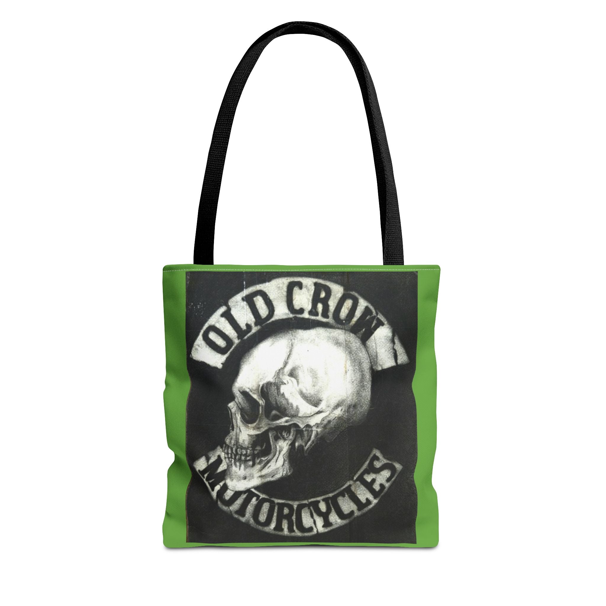 Old Crow Motorcycles Skull Emblem Tote Bag