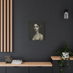 Gothic Art Canvas Print, Demon Aesthetic Home Decor, Dark Fantasy Wall Art, Witchy Room Decoration, Unique Gift for Halloween, Edgy Art