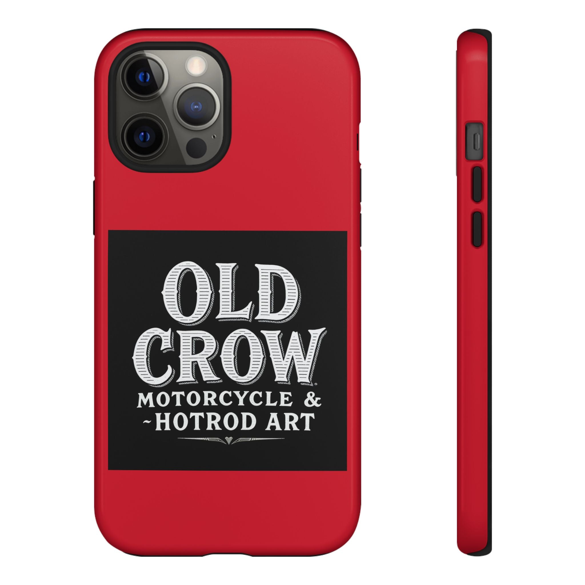 Classic Old Crow Garage Typography Cases