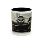 Vintage Airplane Accent Coffee Mug