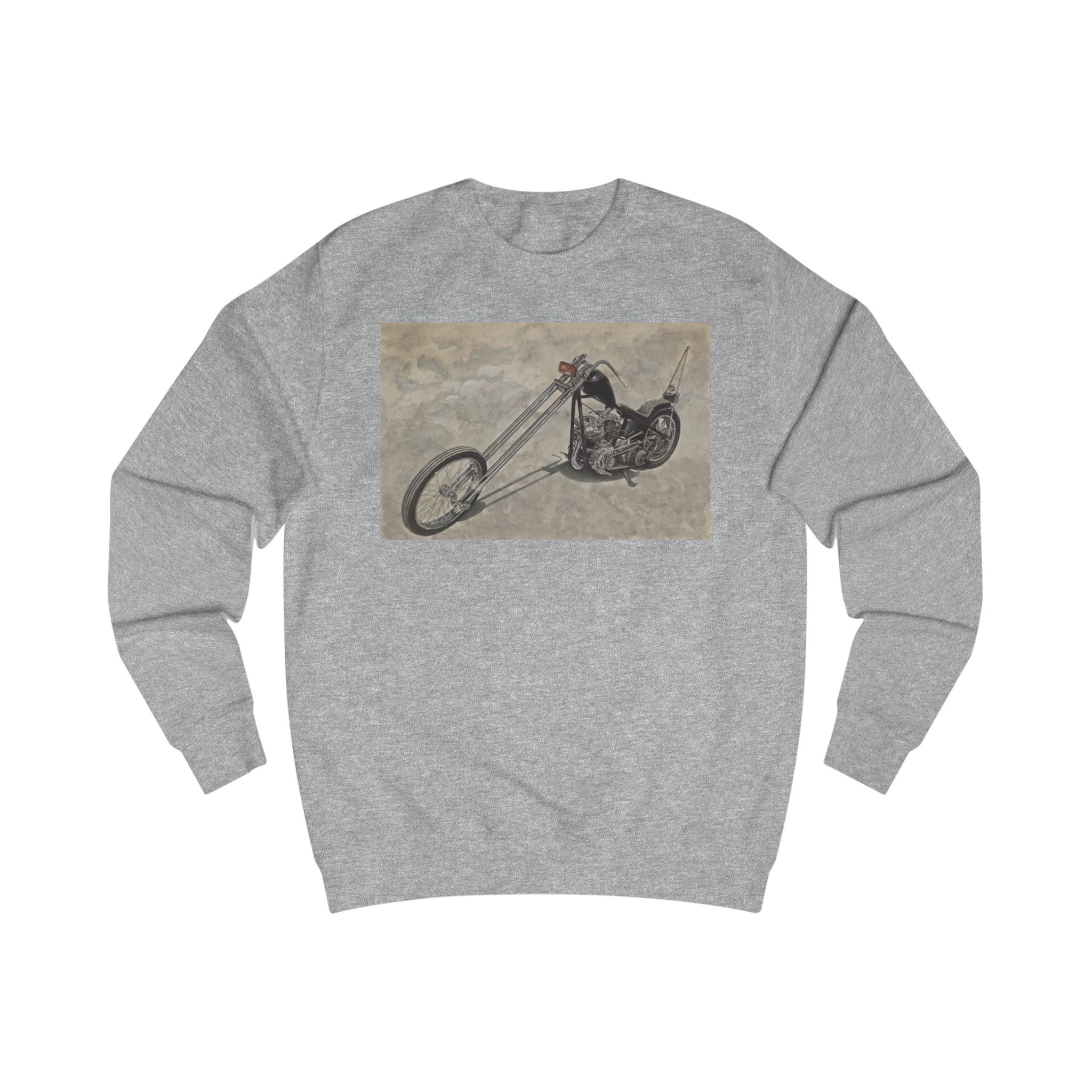 Minimalist Biker Art Sweatshirt