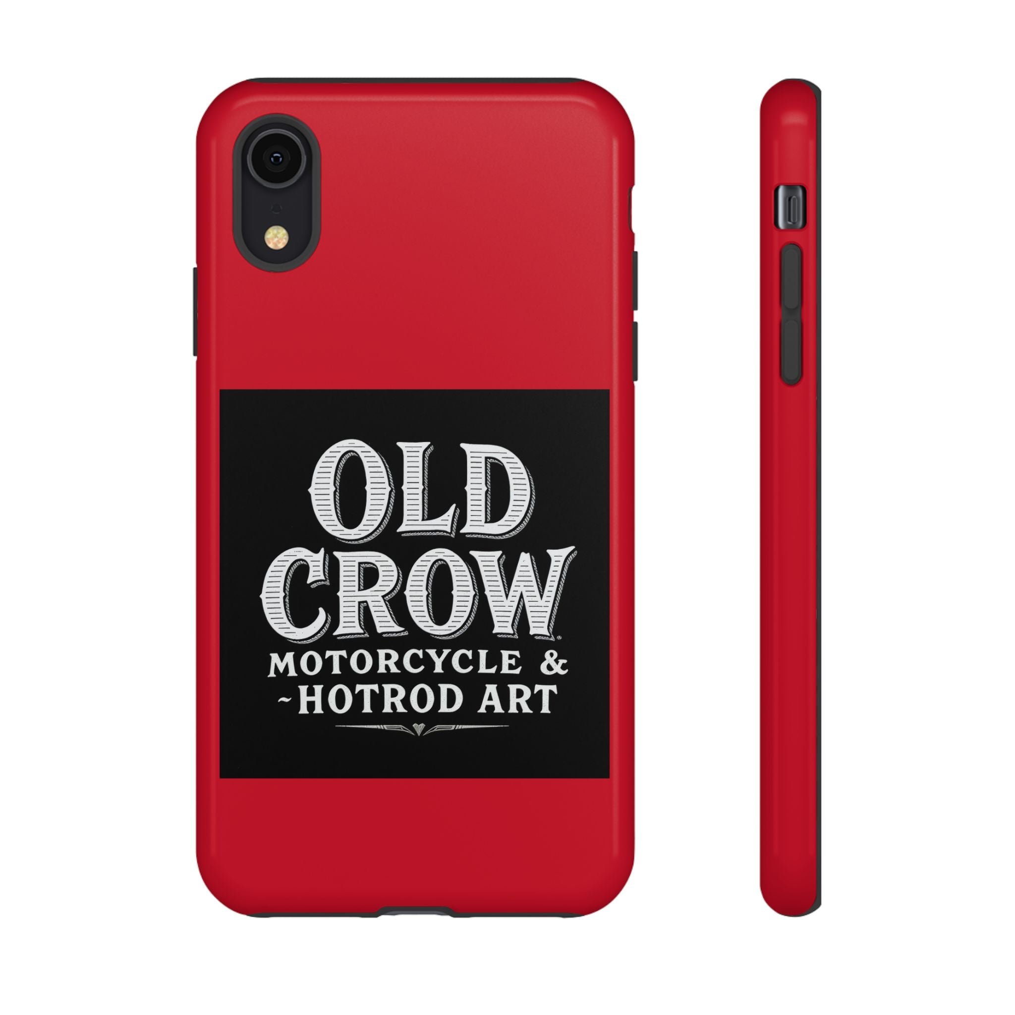 Classic Old Crow Garage Typography Cases