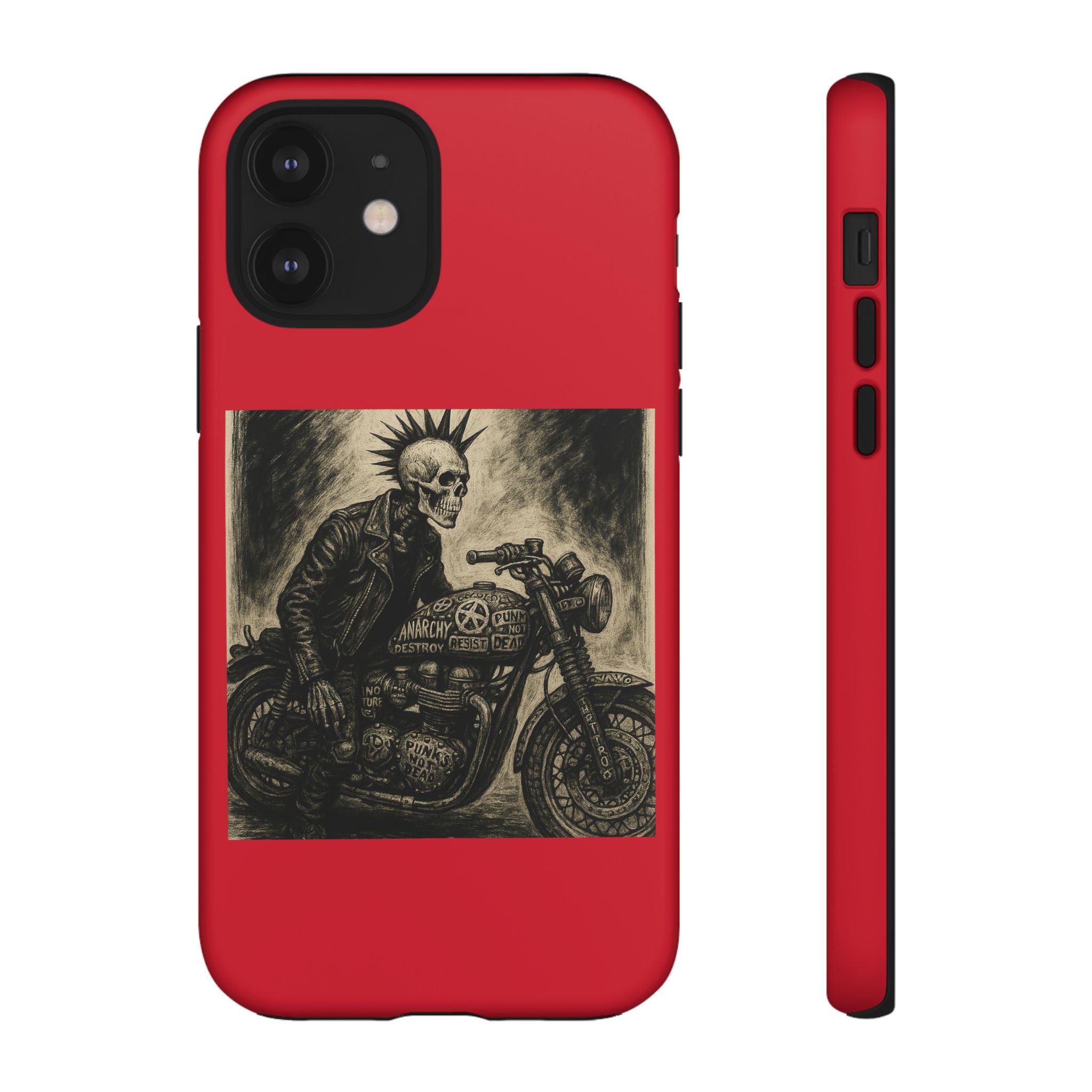 Gothic Punk Biker Skeleton Cases