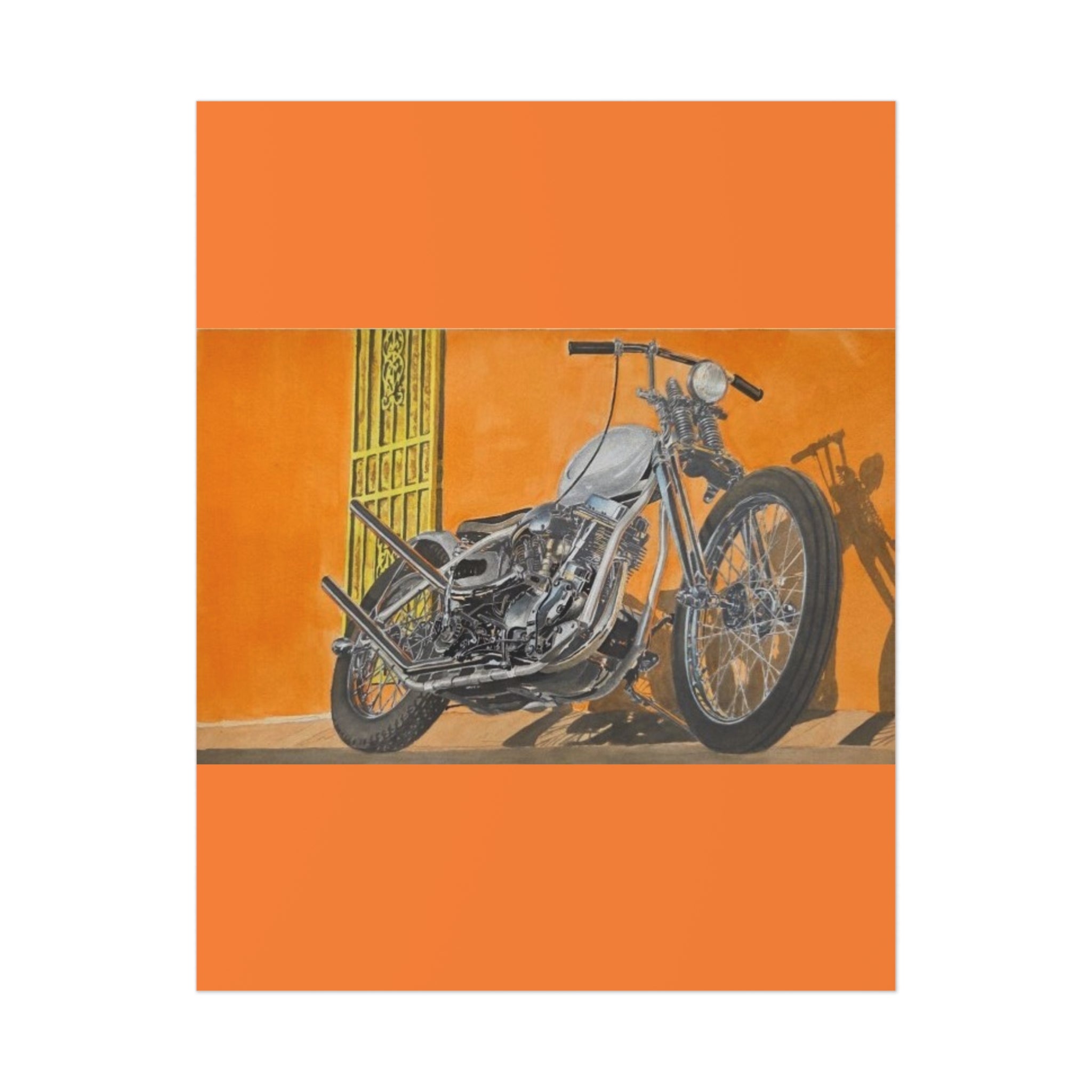 Steel Shadows  Art Print