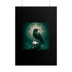Mystical Raven Art Poster | Dark Aesthetic Wall Decor for Home
