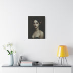 Gothic Art Canvas Print, Demon Aesthetic Home Decor, Dark Fantasy Wall Art, Witchy Room Decoration, Unique Gift for Halloween, Edgy Art