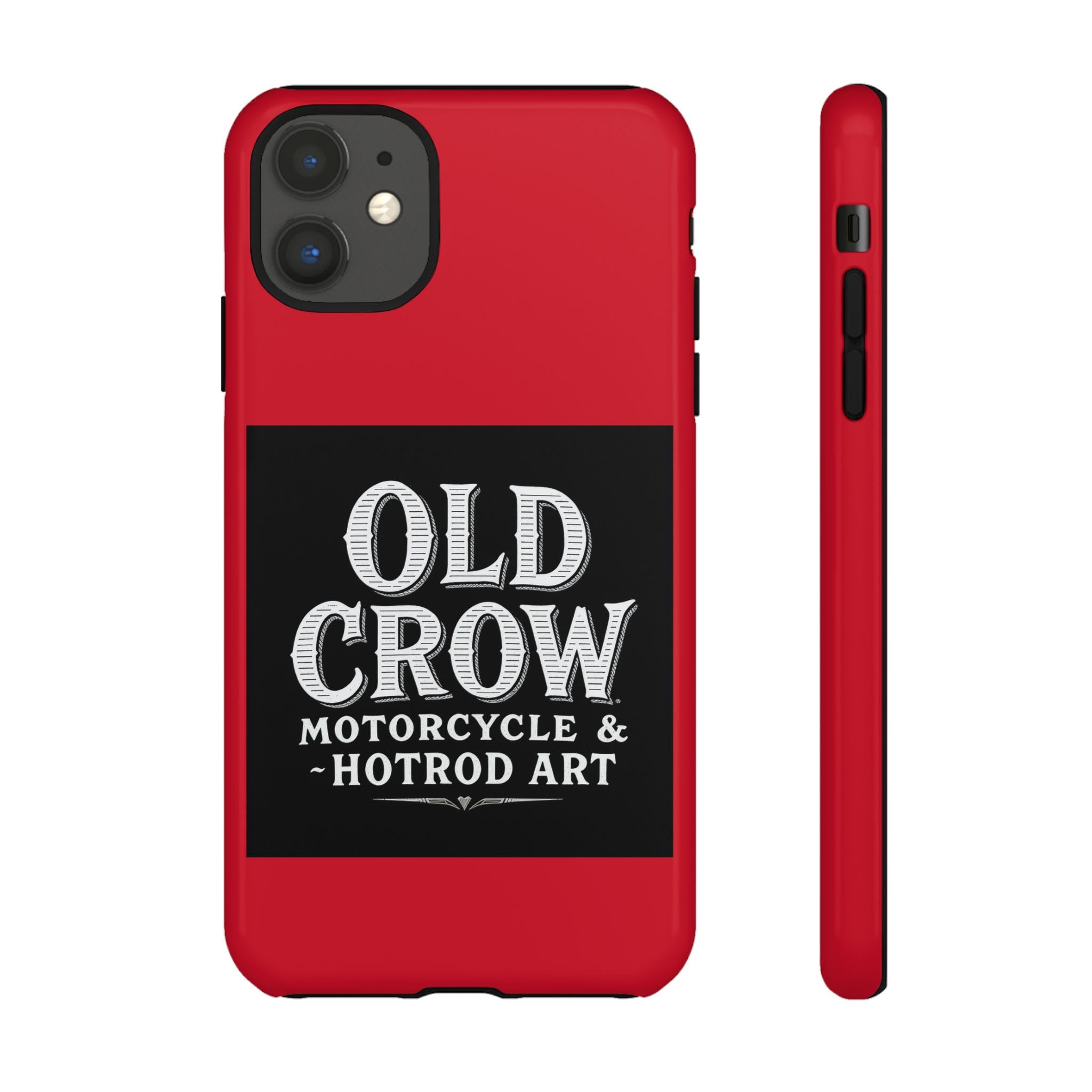Classic Old Crow Garage Typography Cases