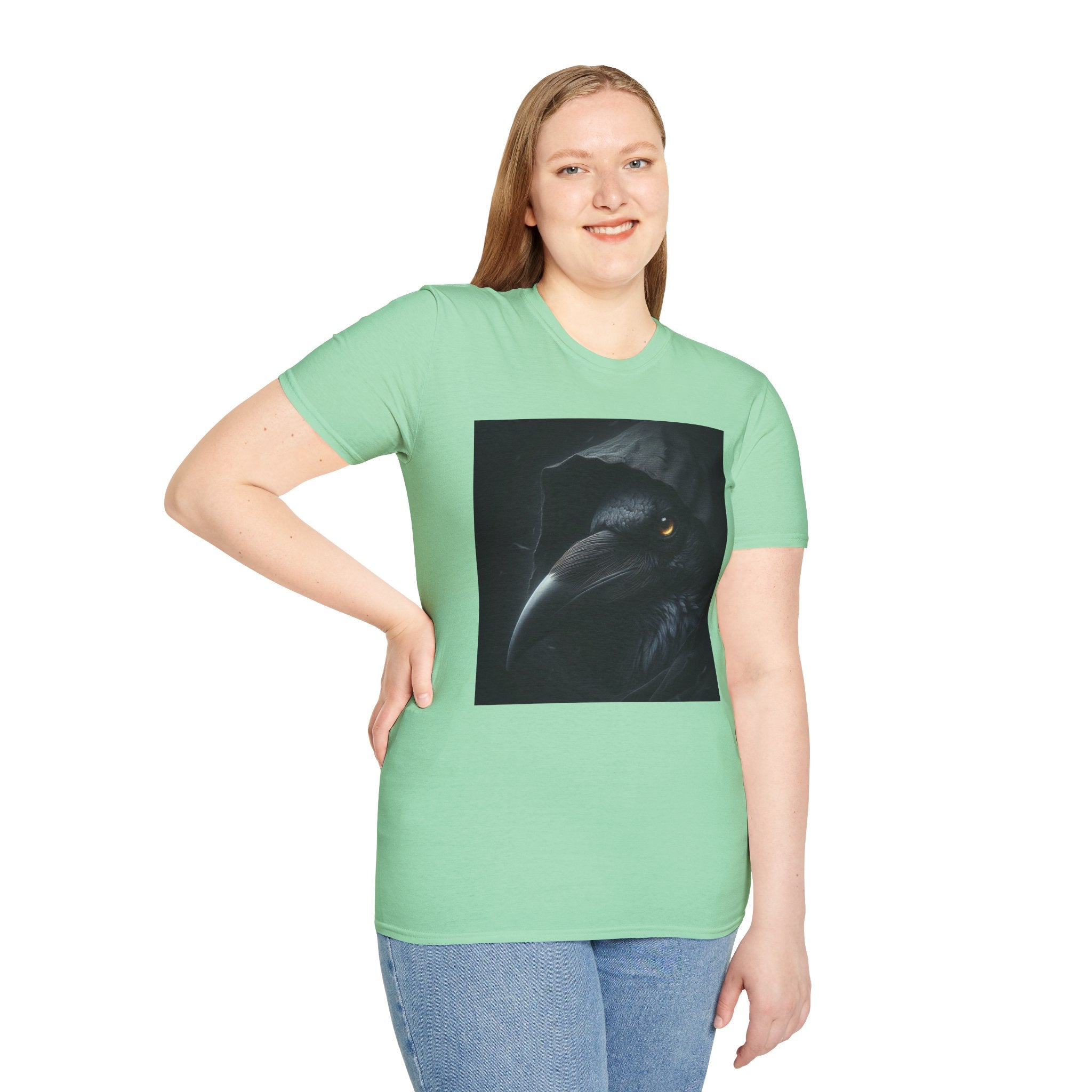 Mystical Crow in Hood T-Shirt