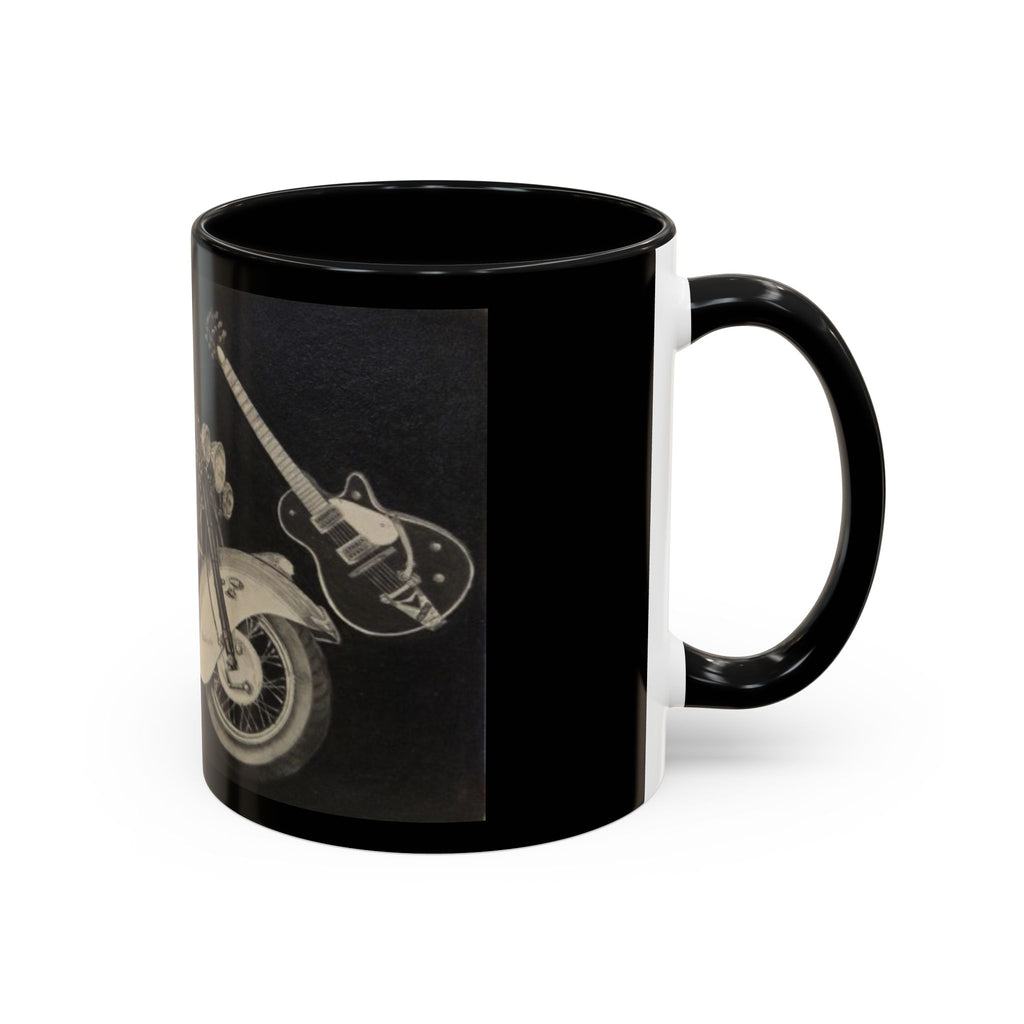 15 Vintage Motorcycle & Guitar Coffee Mug