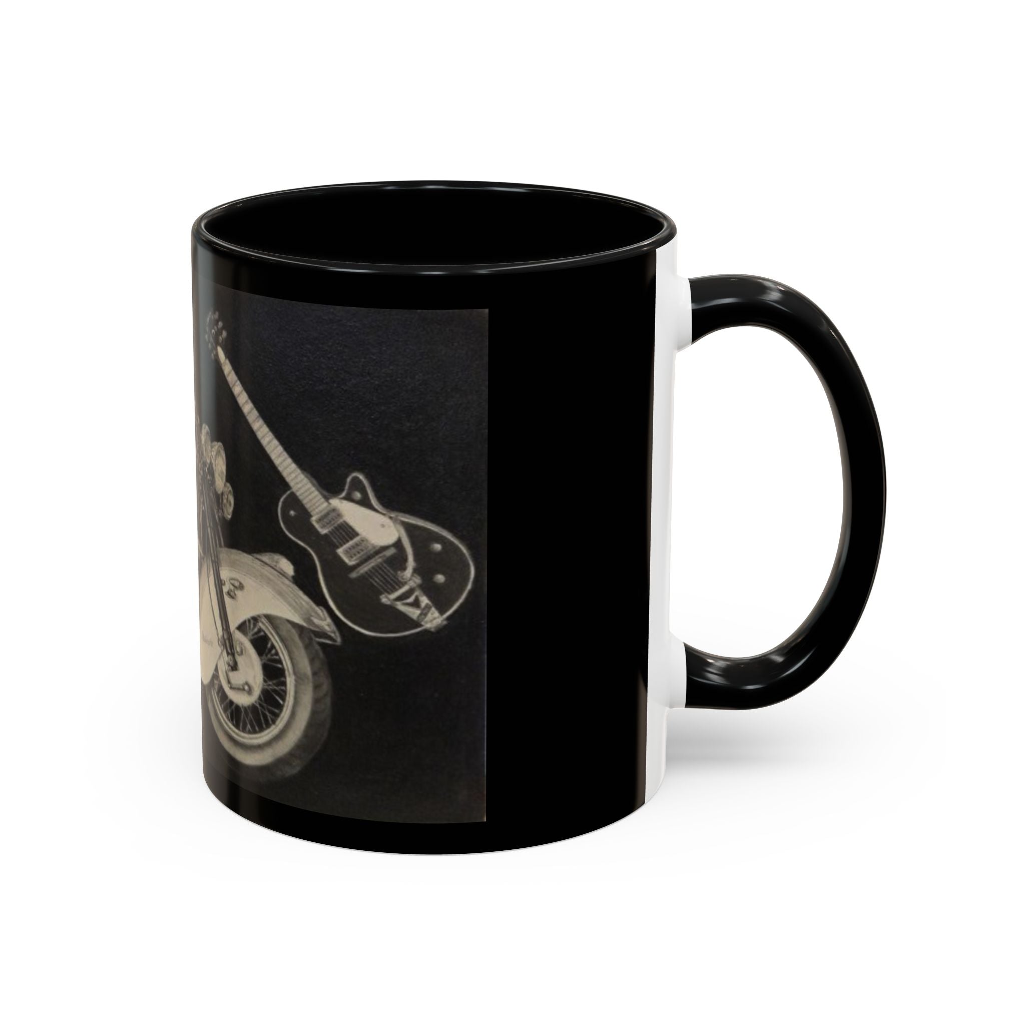 15 Vintage Motorcycle & Guitar Coffee Mug