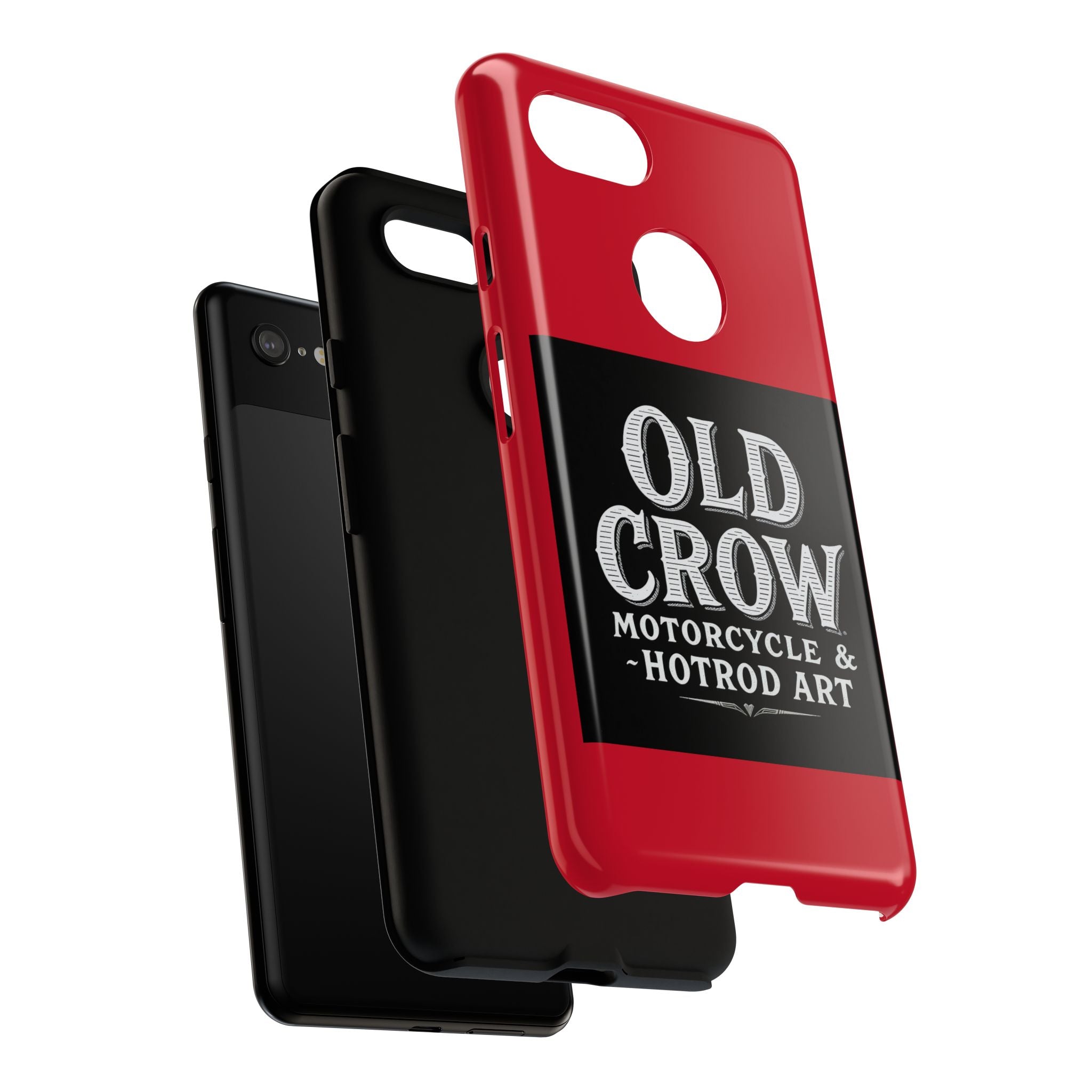 Classic Old Crow Garage Typography Cases