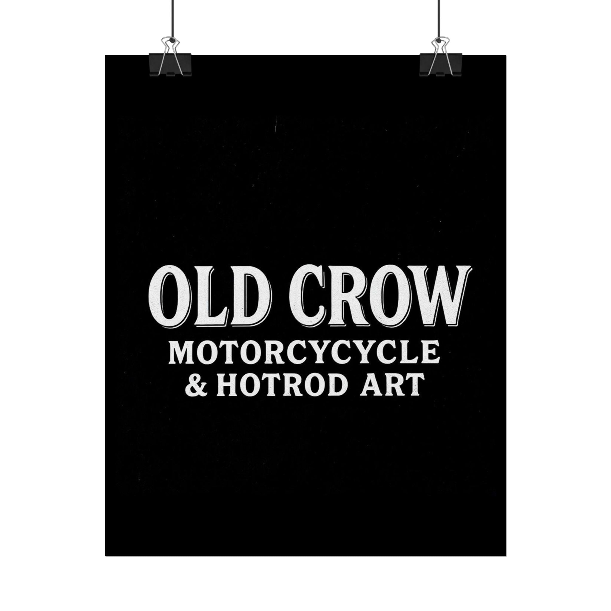 Old Crow: The Omen Art Rolled Posters
