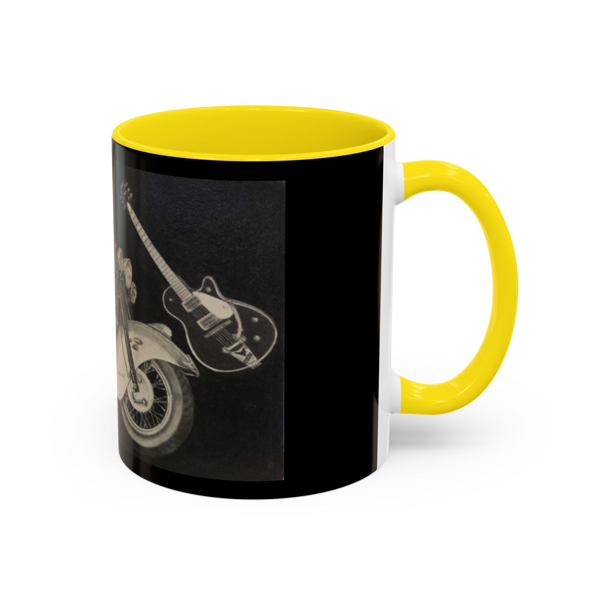15 Vintage Motorcycle & Guitar Coffee Mug