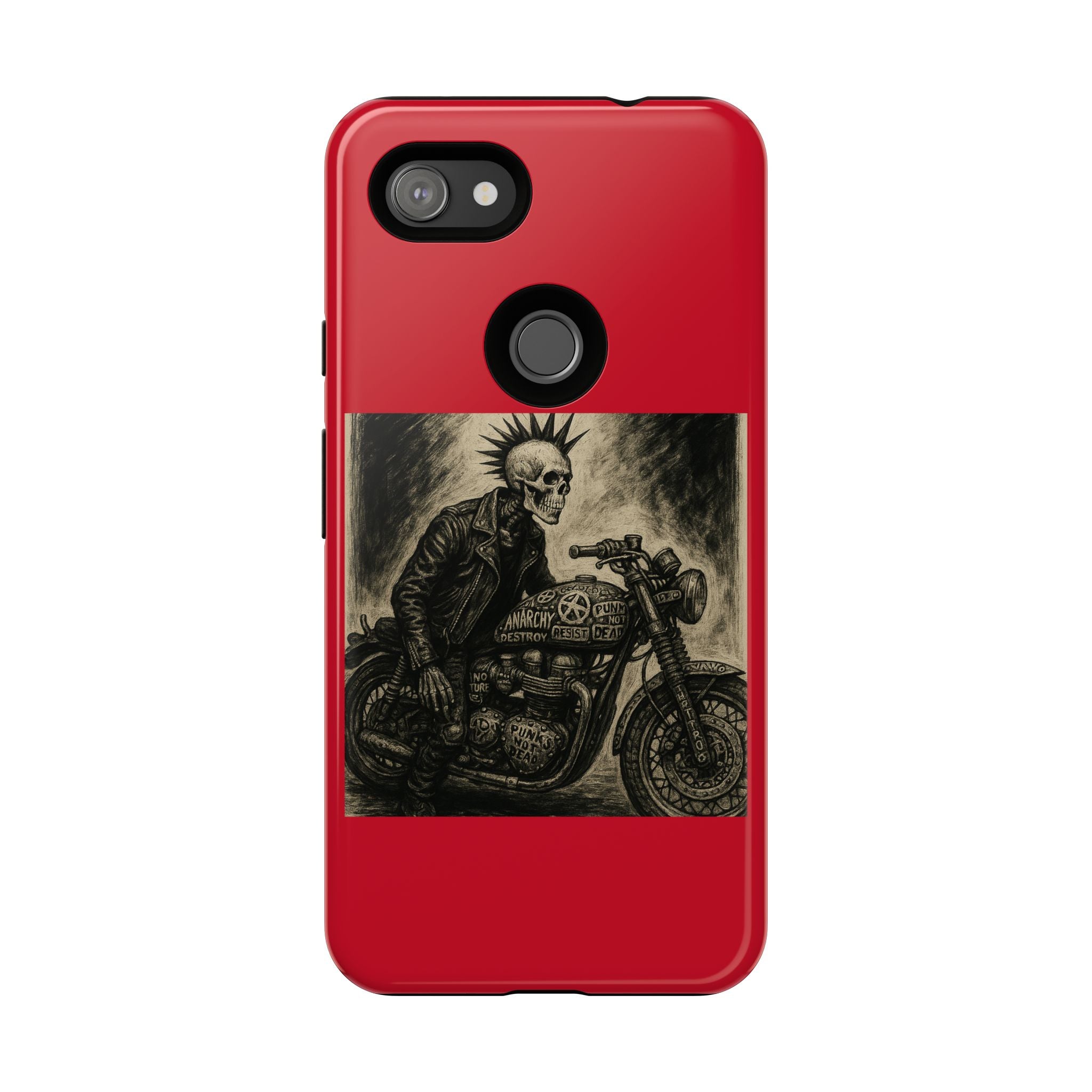 Gothic Punk Biker Skeleton Cases