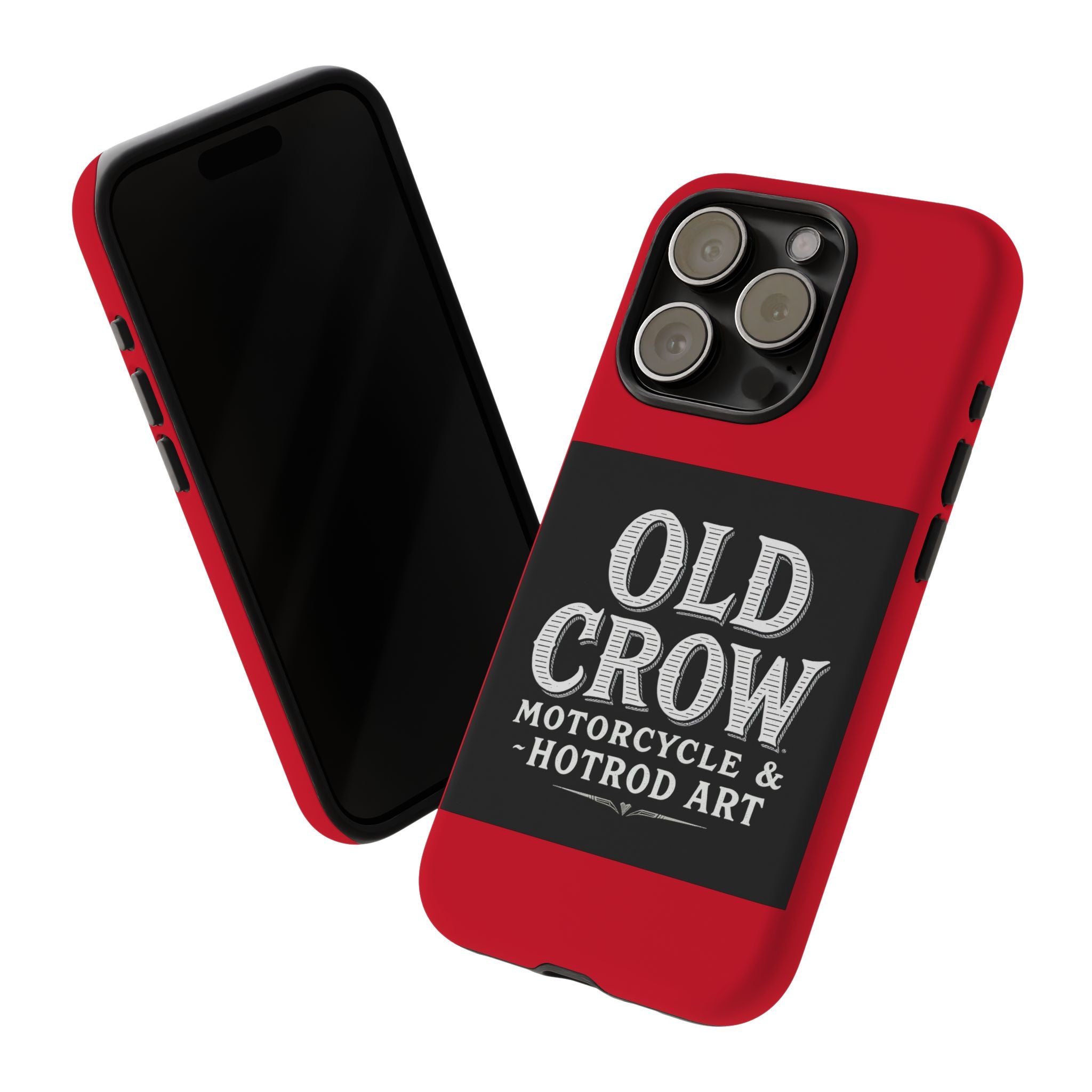 Classic Old Crow Garage Typography Cases