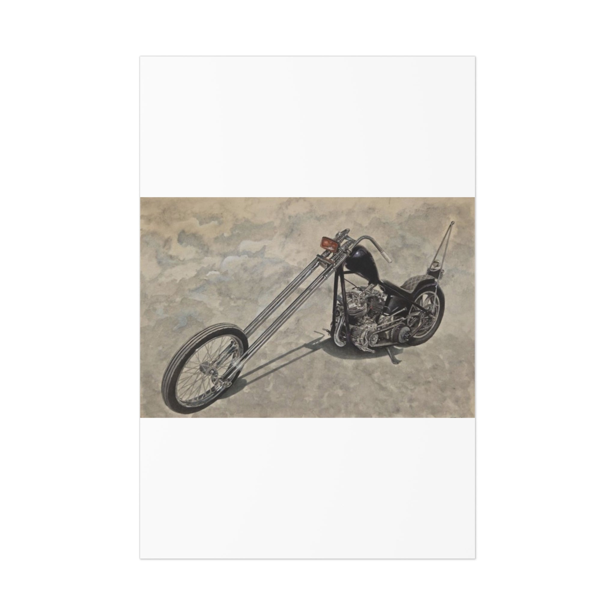 Forked Lightning Motorcycle Poster