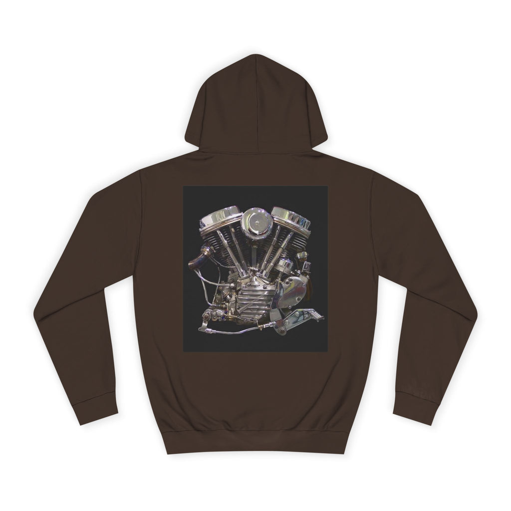 Old Crow Motorcycle & Hotrod College Hoodie