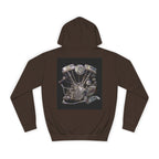 Old Crow Motorcycle & Hotrod College Hoodie