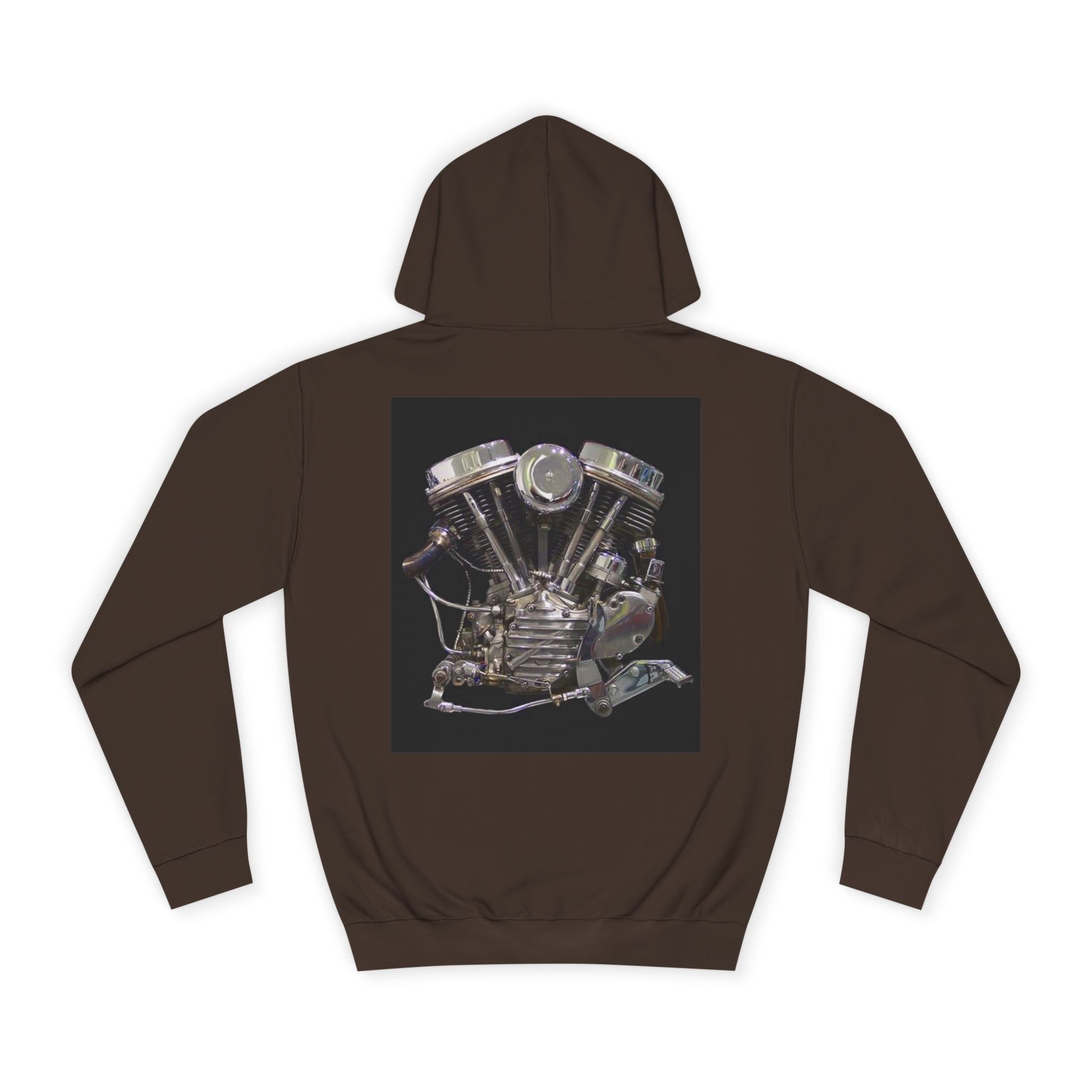 Old Crow Motorcycle & Hotrod College Hoodie