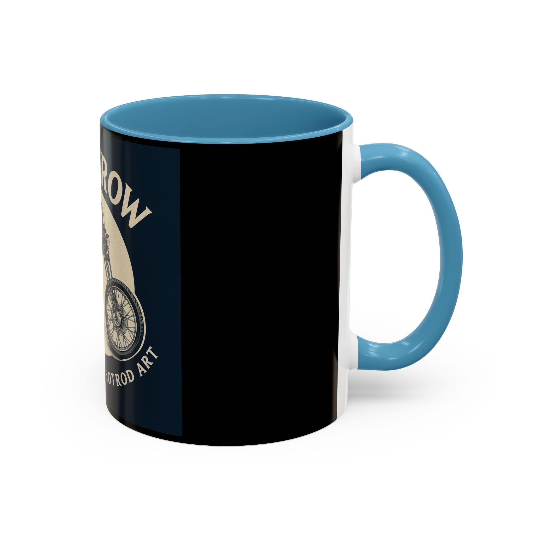 4 Old Crow Motorcycle Art Coffee Mug