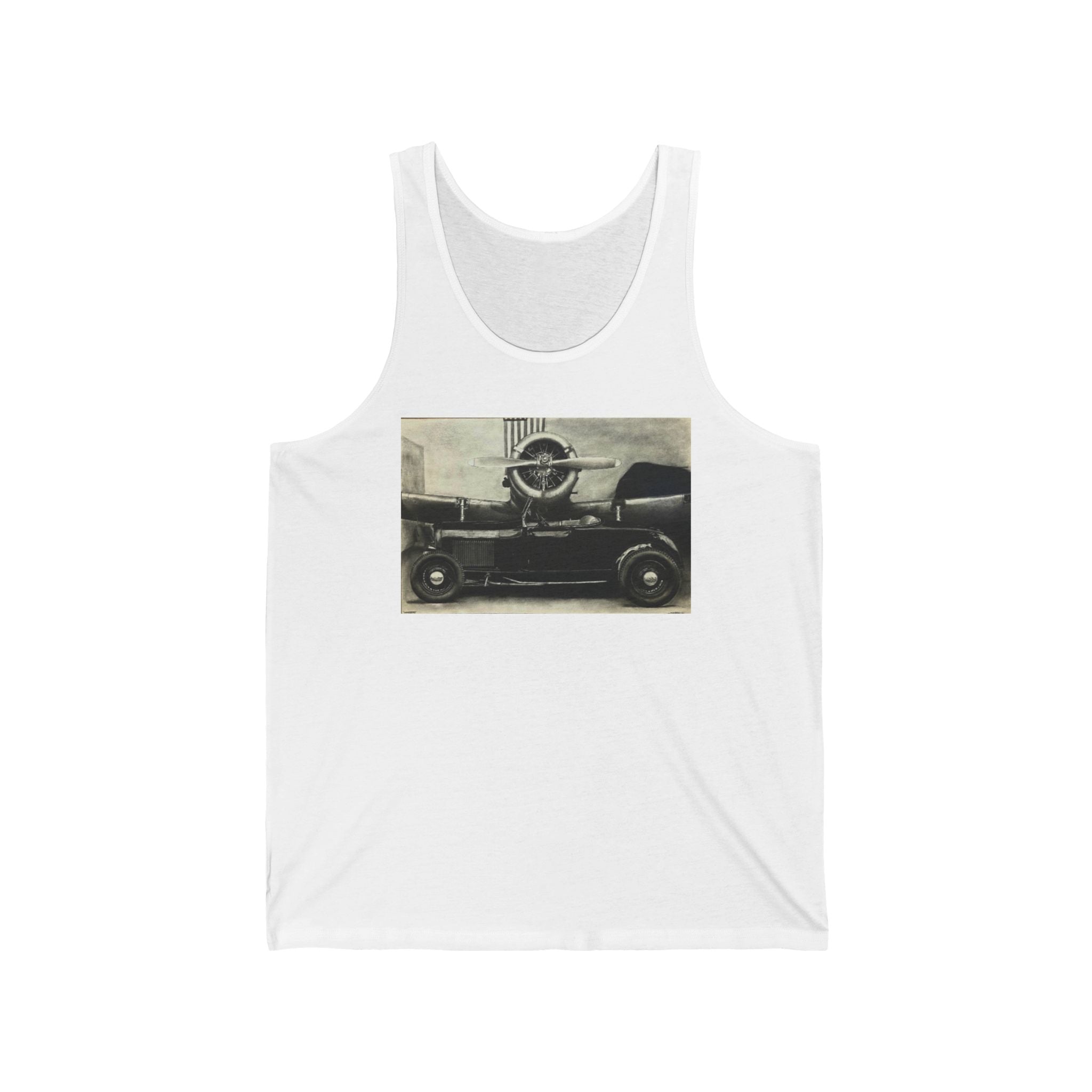 Vintage Speed Meets Sky Power Tank