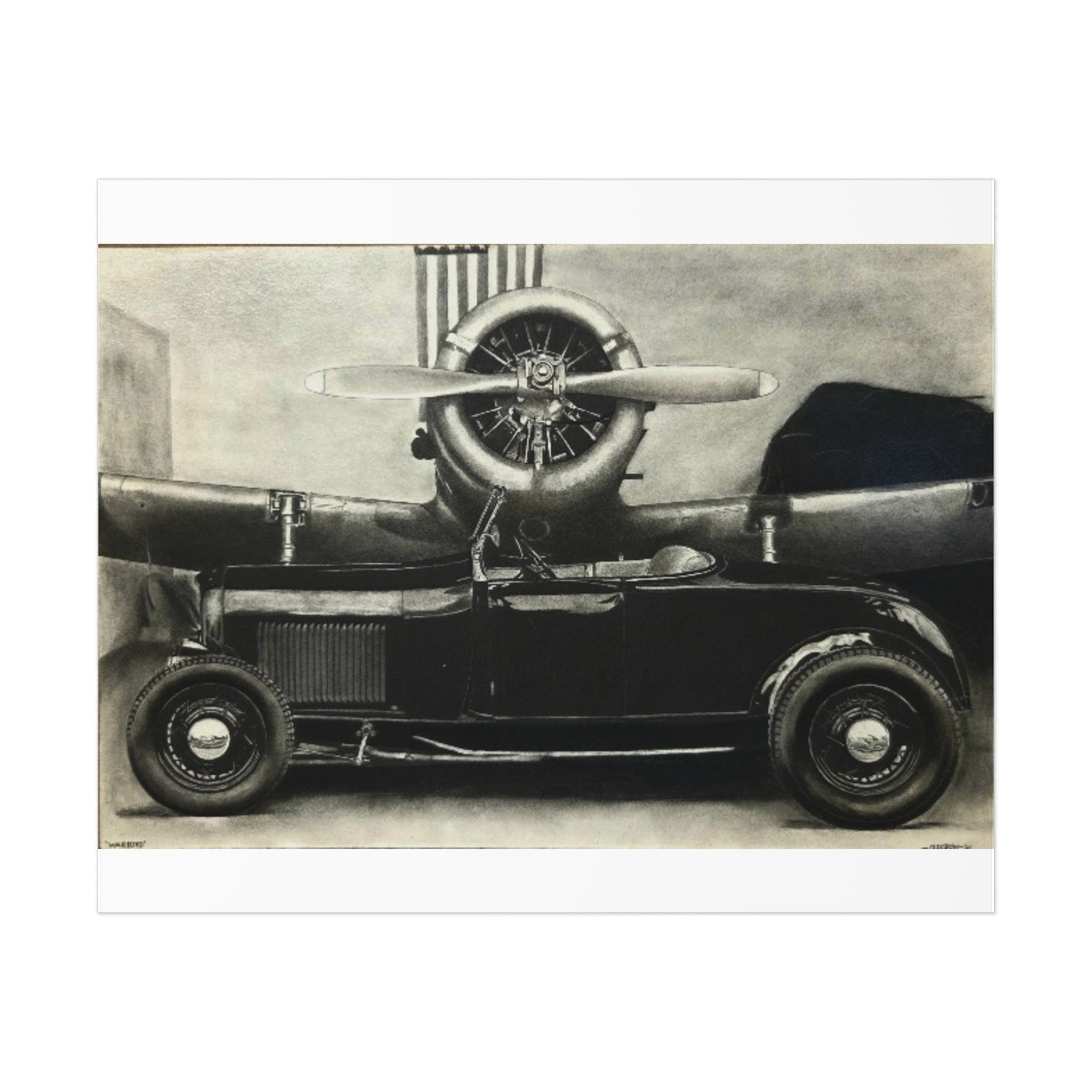 Vintage Car Art Print