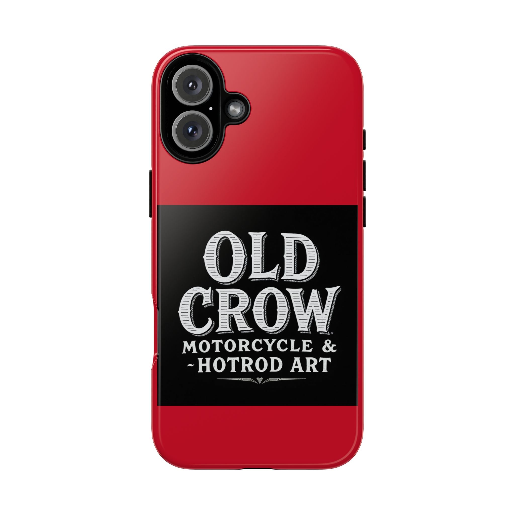 Classic Old Crow Garage Typography Cases