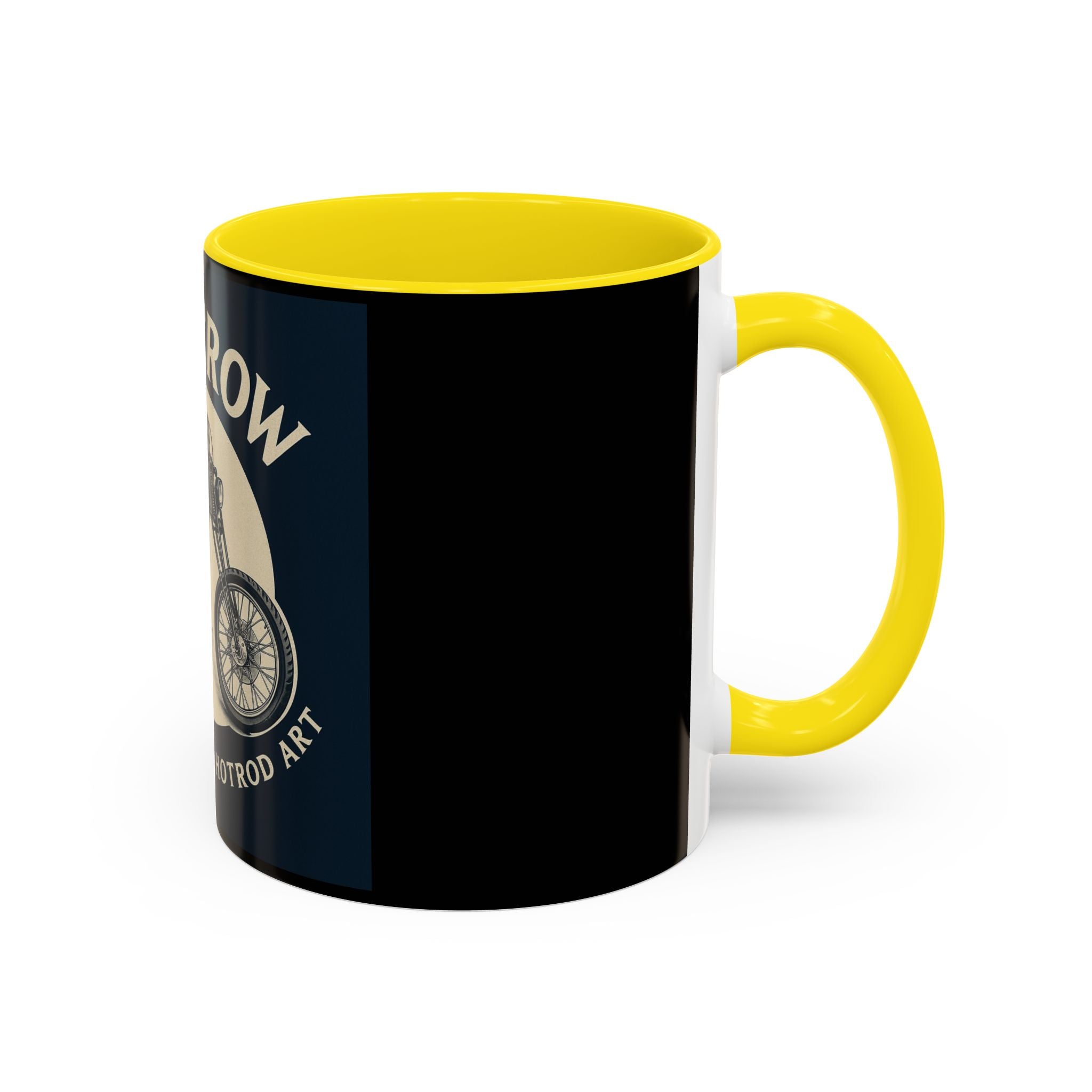 4 Old Crow Motorcycle Art Coffee Mug