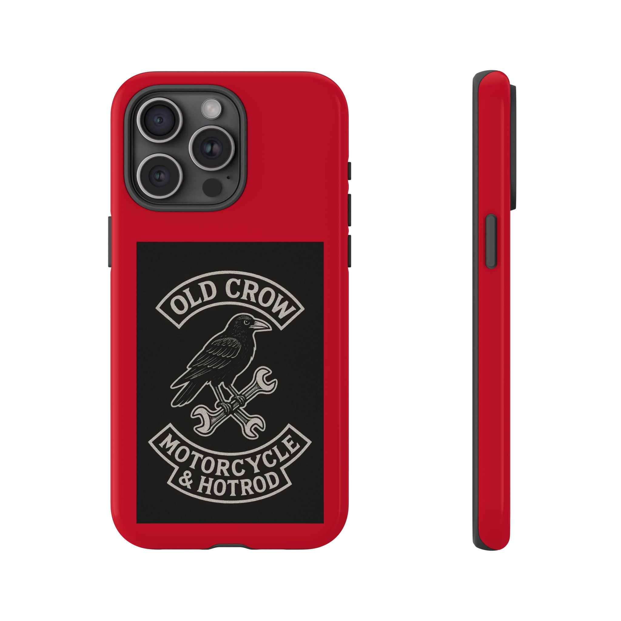 Old Crow Garage Retro Hotrod Rider Cases