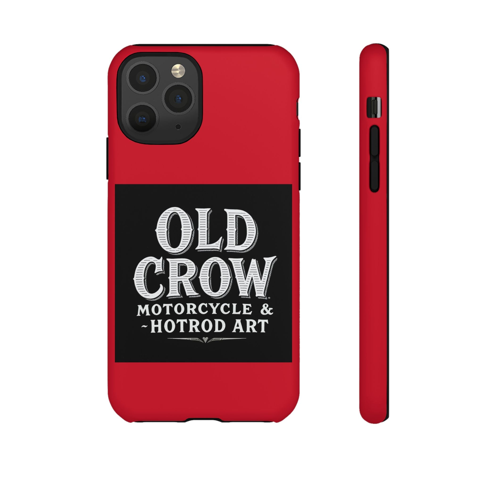 Classic Old Crow Garage Typography Cases