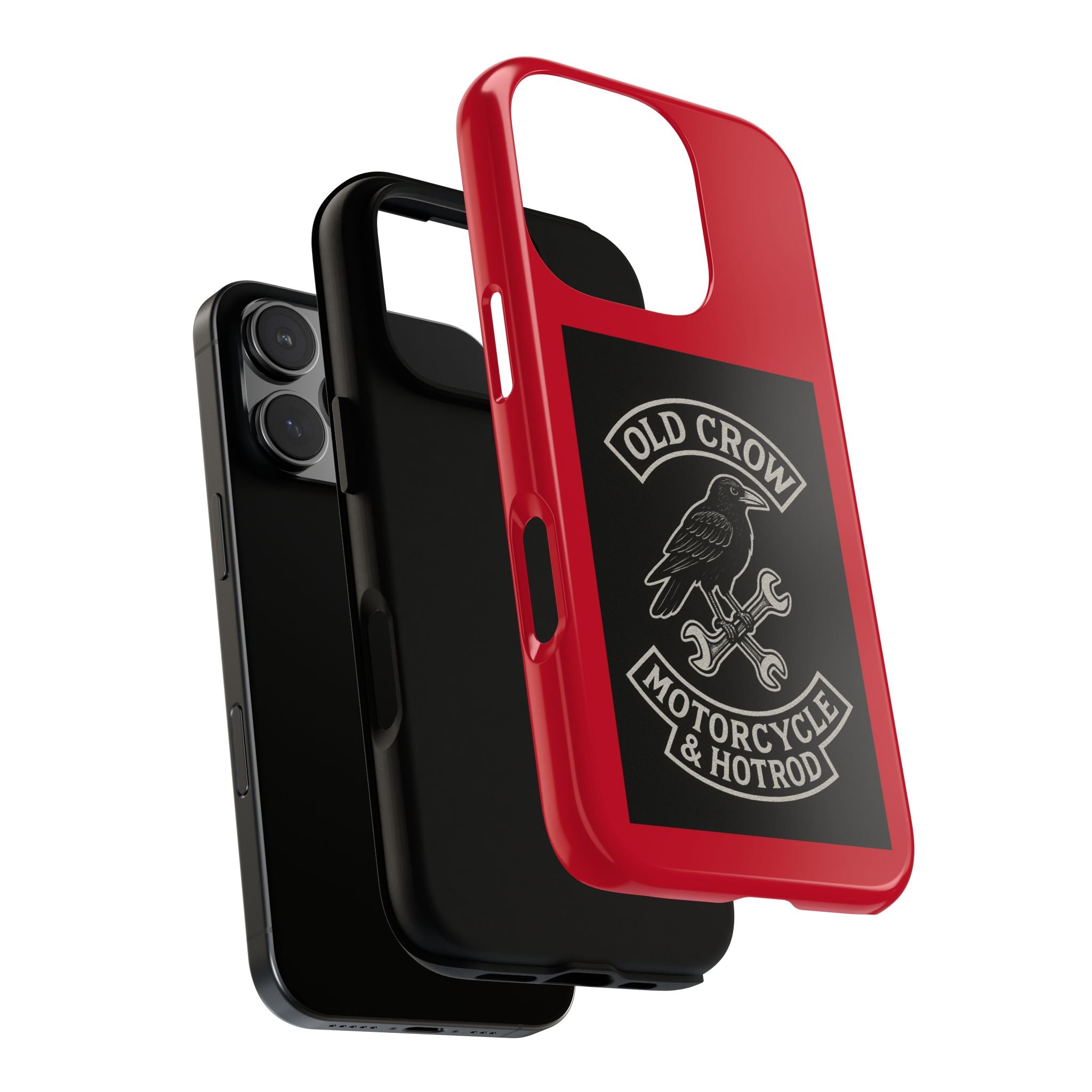 Old Crow Garage Retro Hotrod Rider Cases