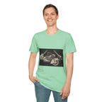 Motorcycle and Music Wall Art  T-Shirt, Indian Roadmaster, Classic Guitars