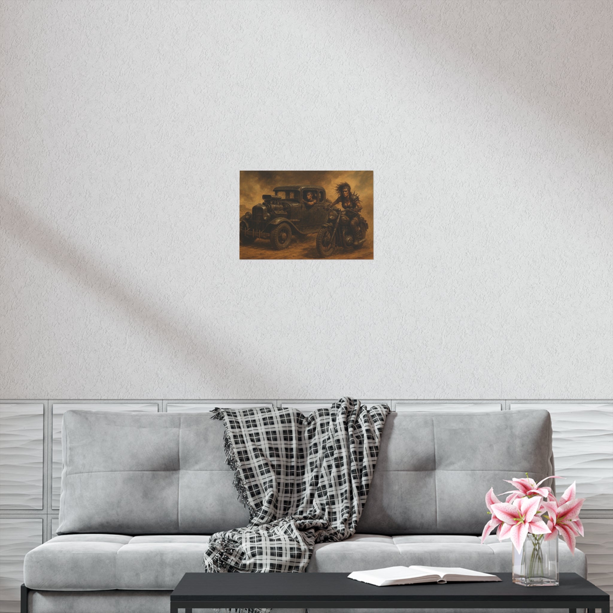 Full Throttle Fury Art Print, Uncoated Poster for Home Decor