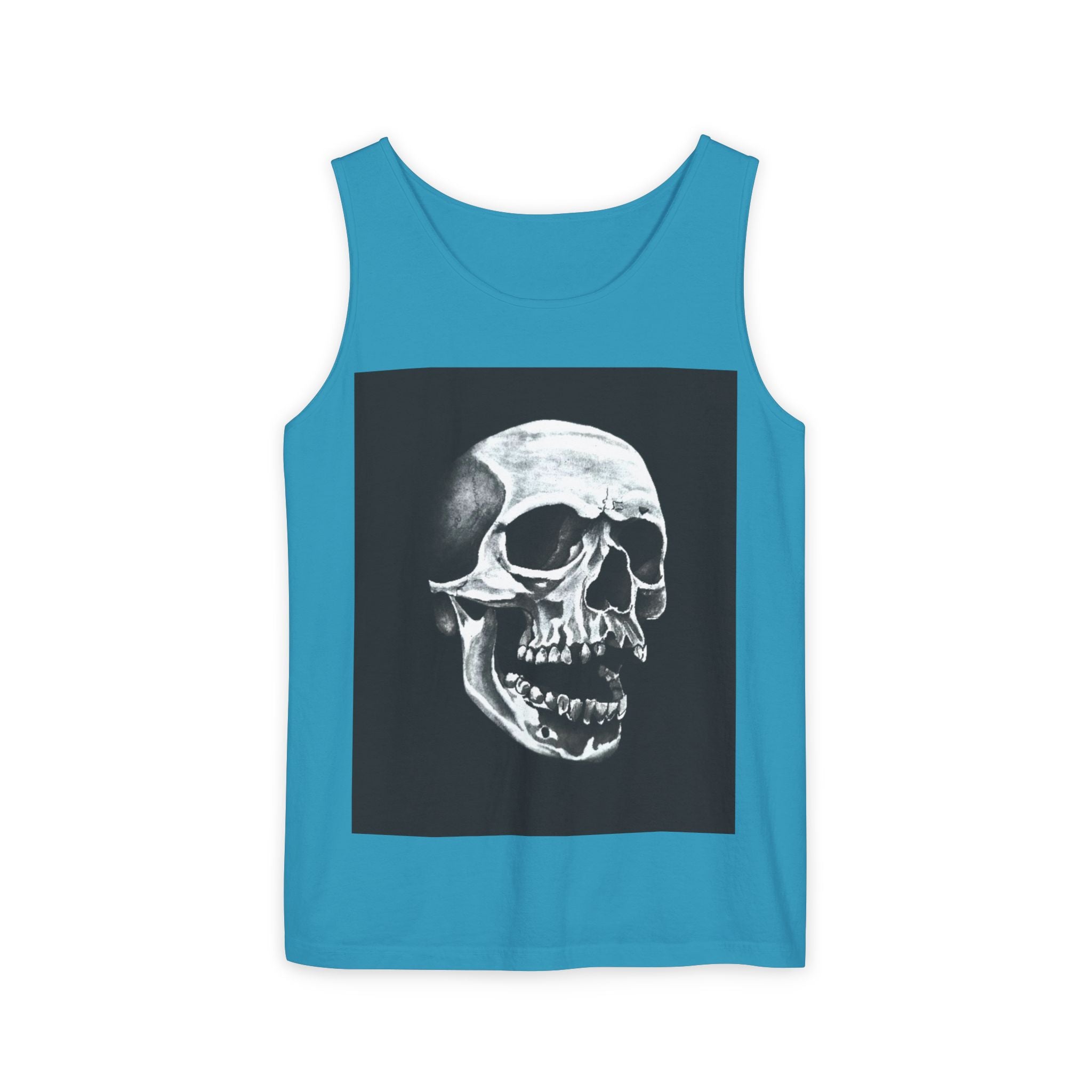 Shadowed Skull Tank Top