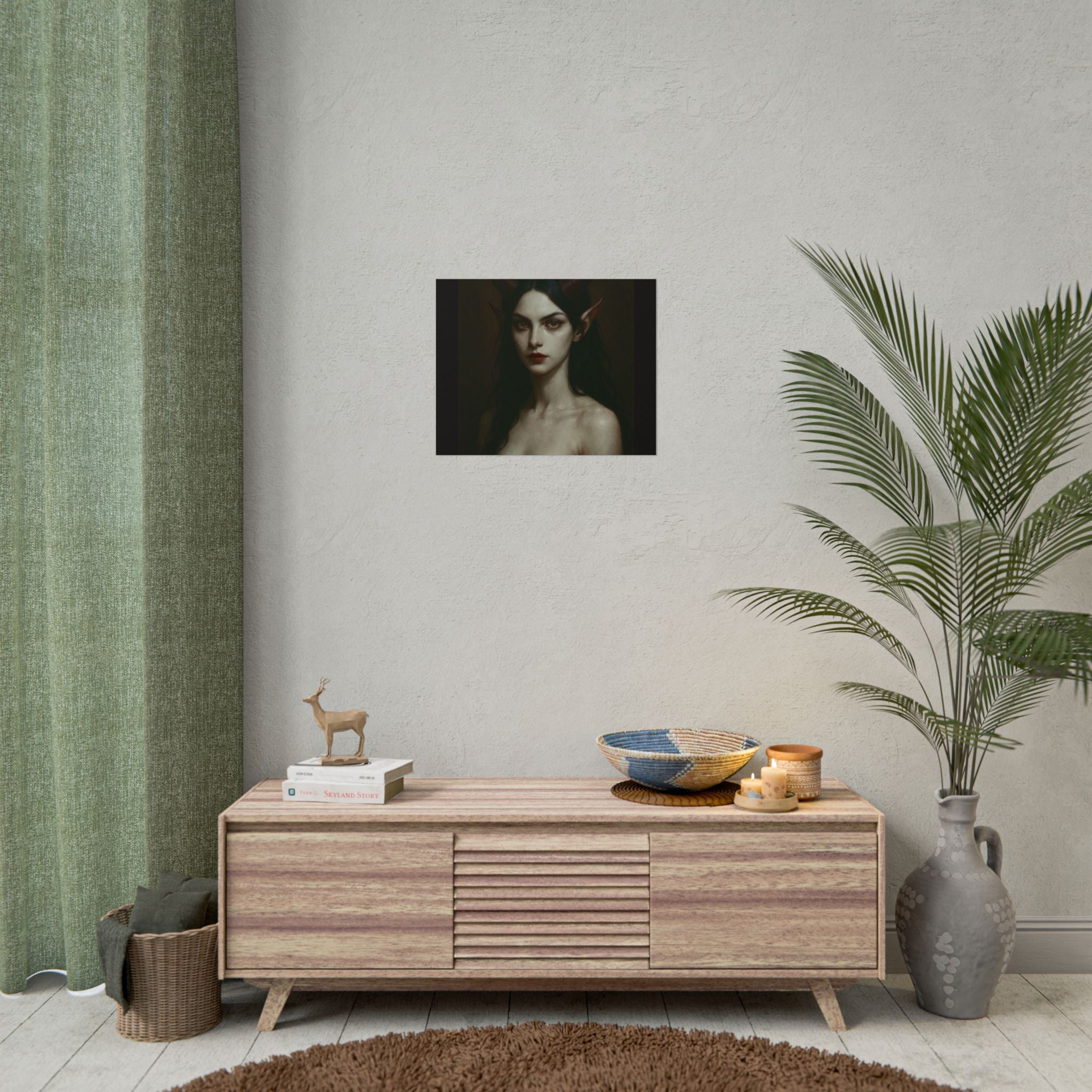 Gothic Art Rolled Posters, Dark Fantasy Wall Decor