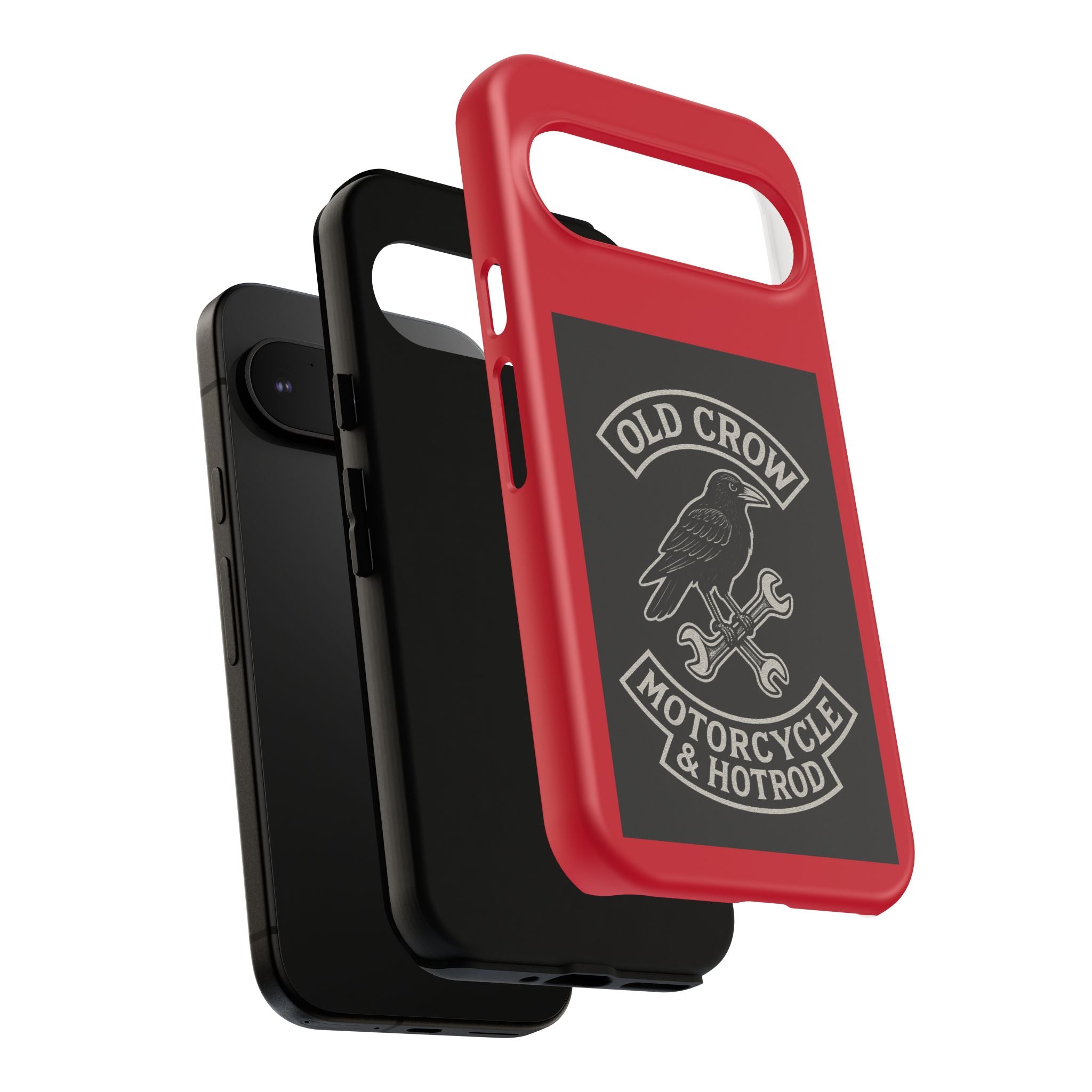 Old Crow Garage Retro Hotrod Rider Cases