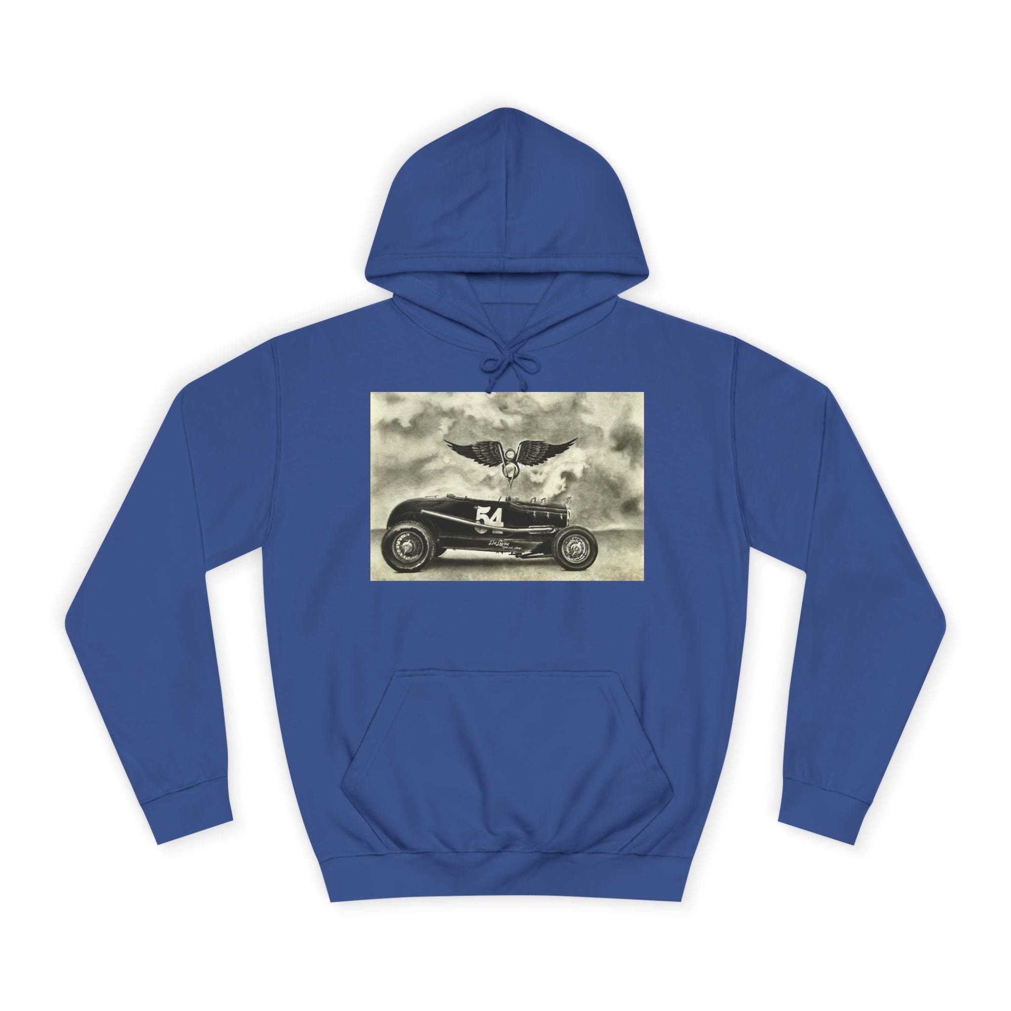 No. 54 Winged Hotrod Hoodie