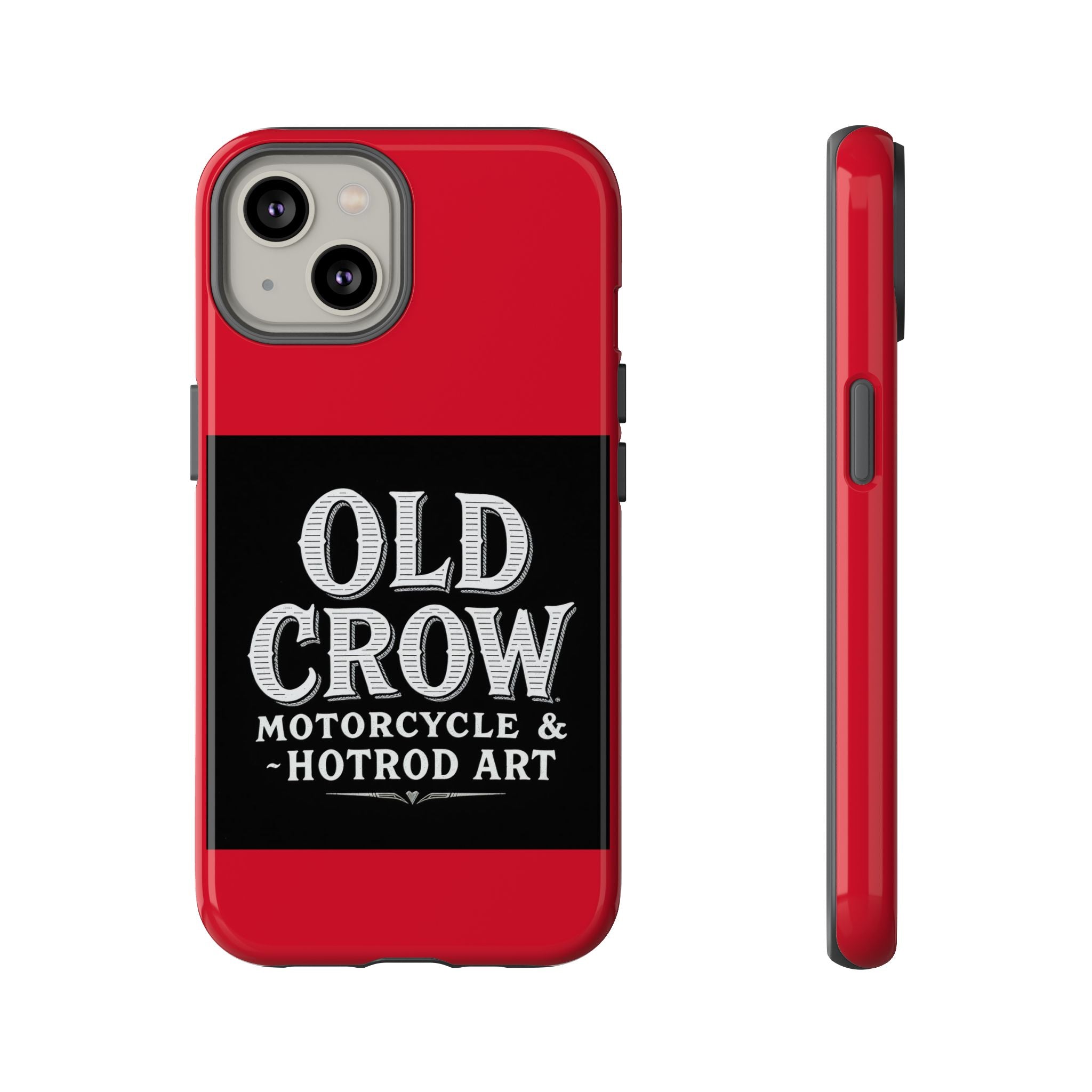 Classic Old Crow Garage Typography Cases
