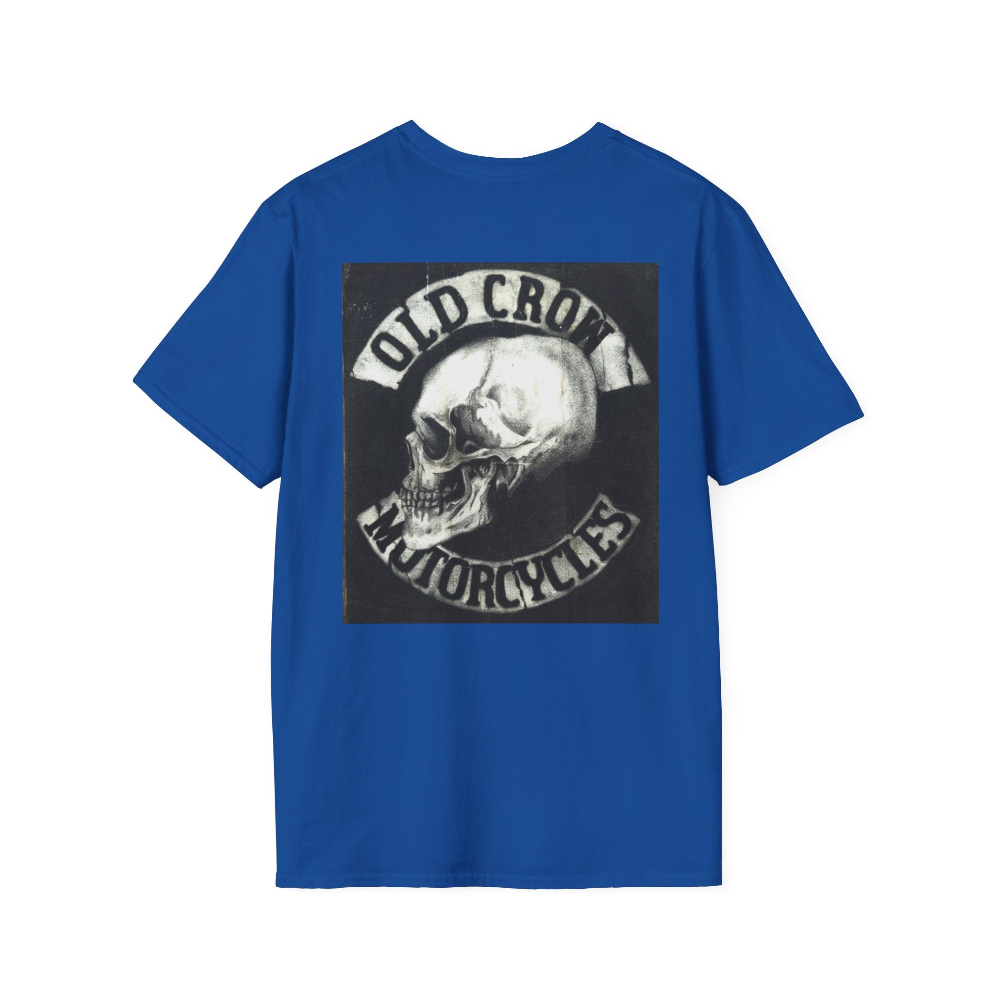 Biker  Emblem T-Shirt, Old Crow Motorcycles