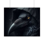 Dark Raven Hooded Rolled Poster