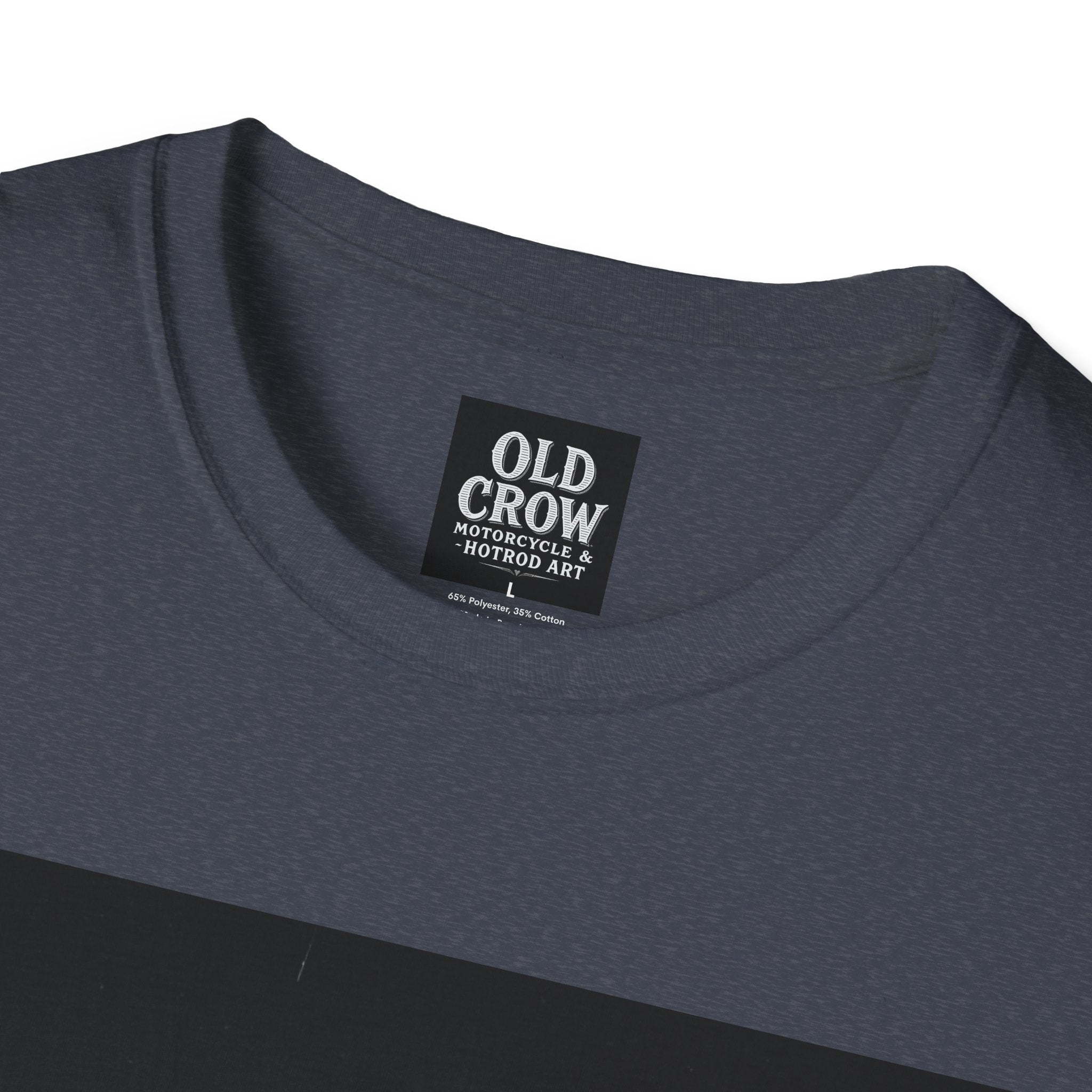 Old Crow Motorcycle & Hotrod Art  T-Shirt