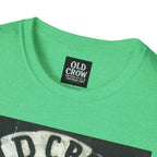 Old Crow Motorcycles Skull Emblem Patch T-Shirt