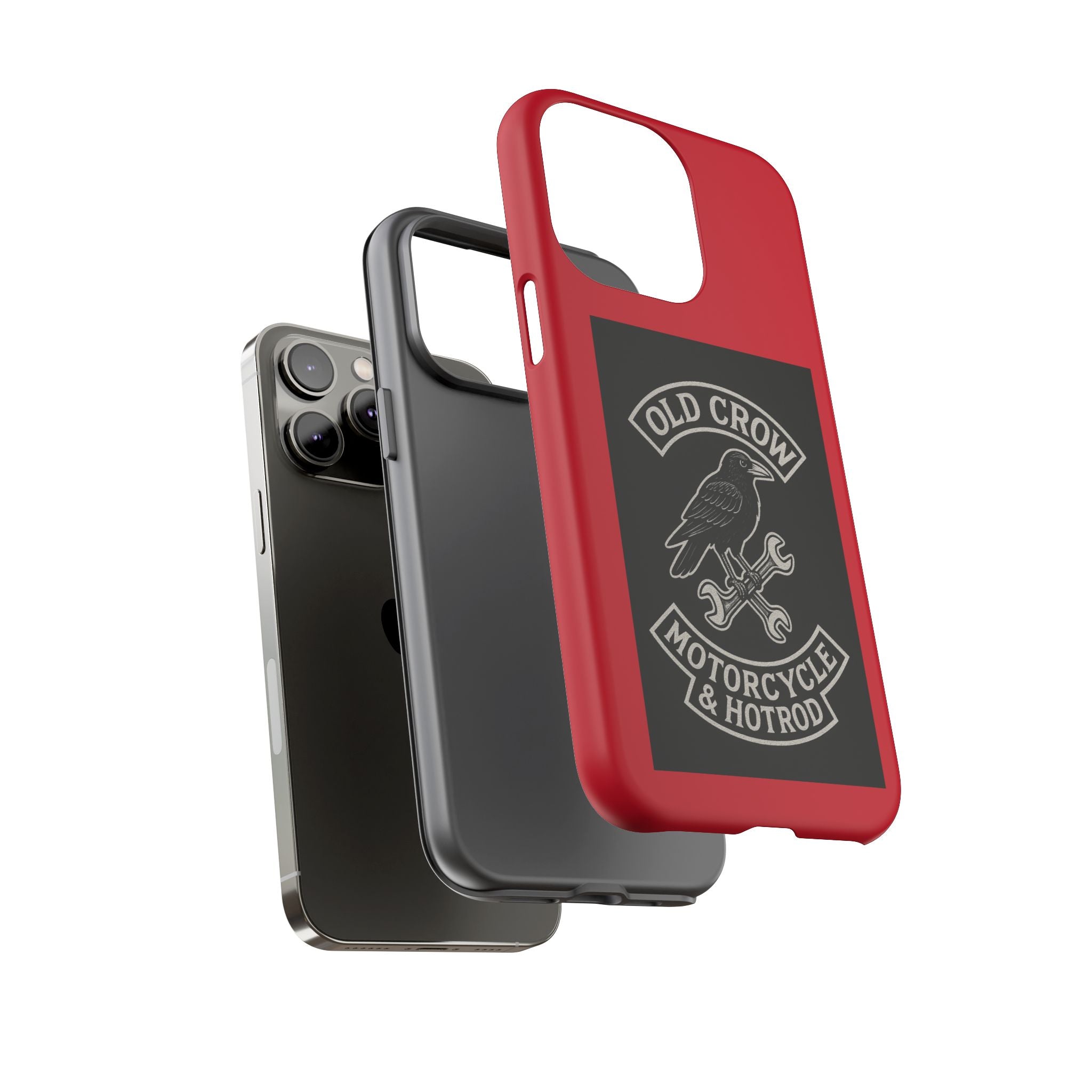 Old Crow Garage Retro Hotrod Rider Cases