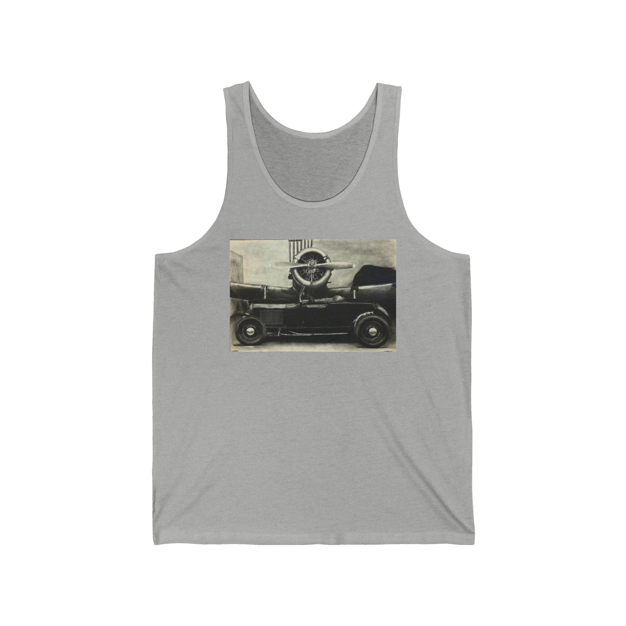 Vintage Speed Meets Sky Power Tank