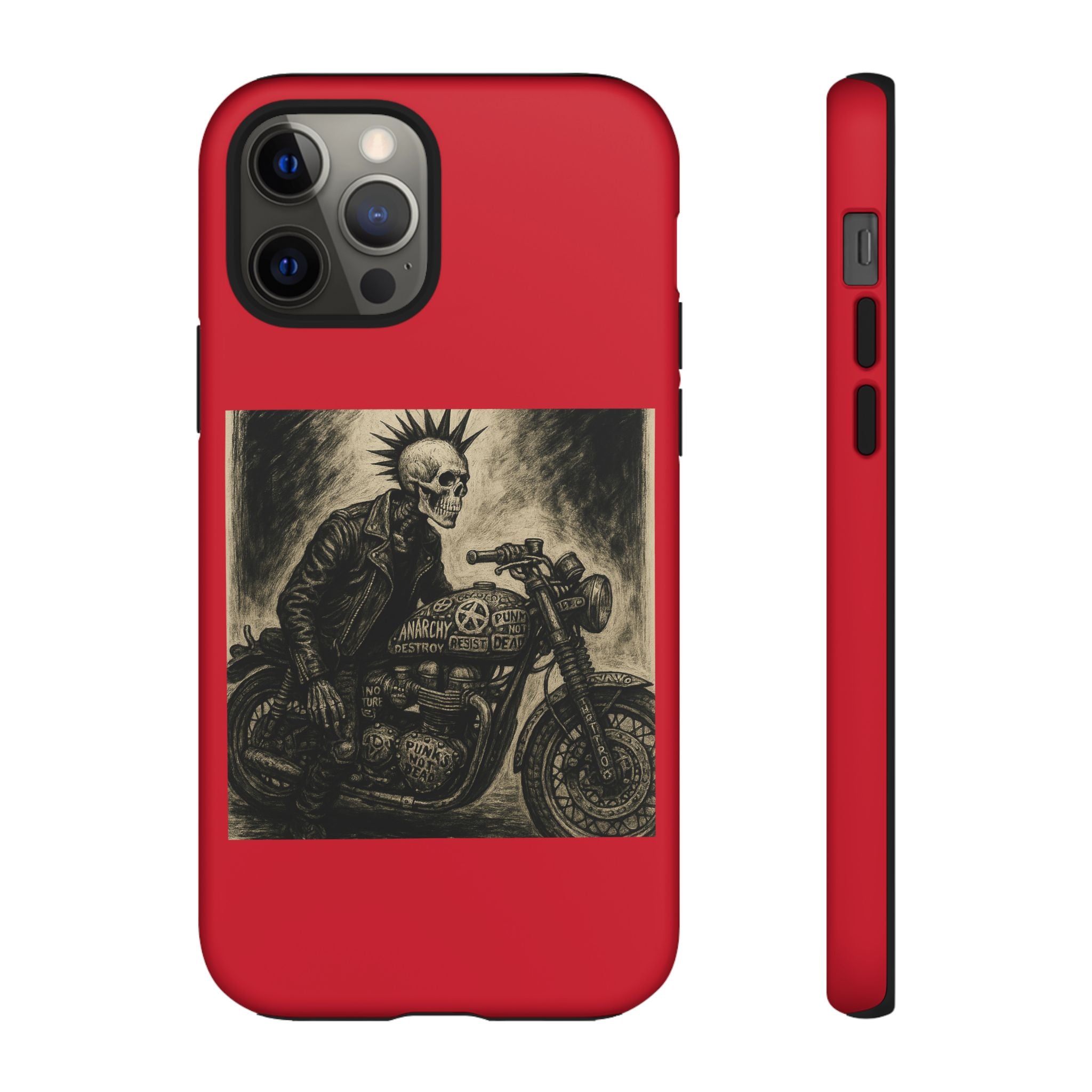 Gothic Punk Biker Skeleton Cases