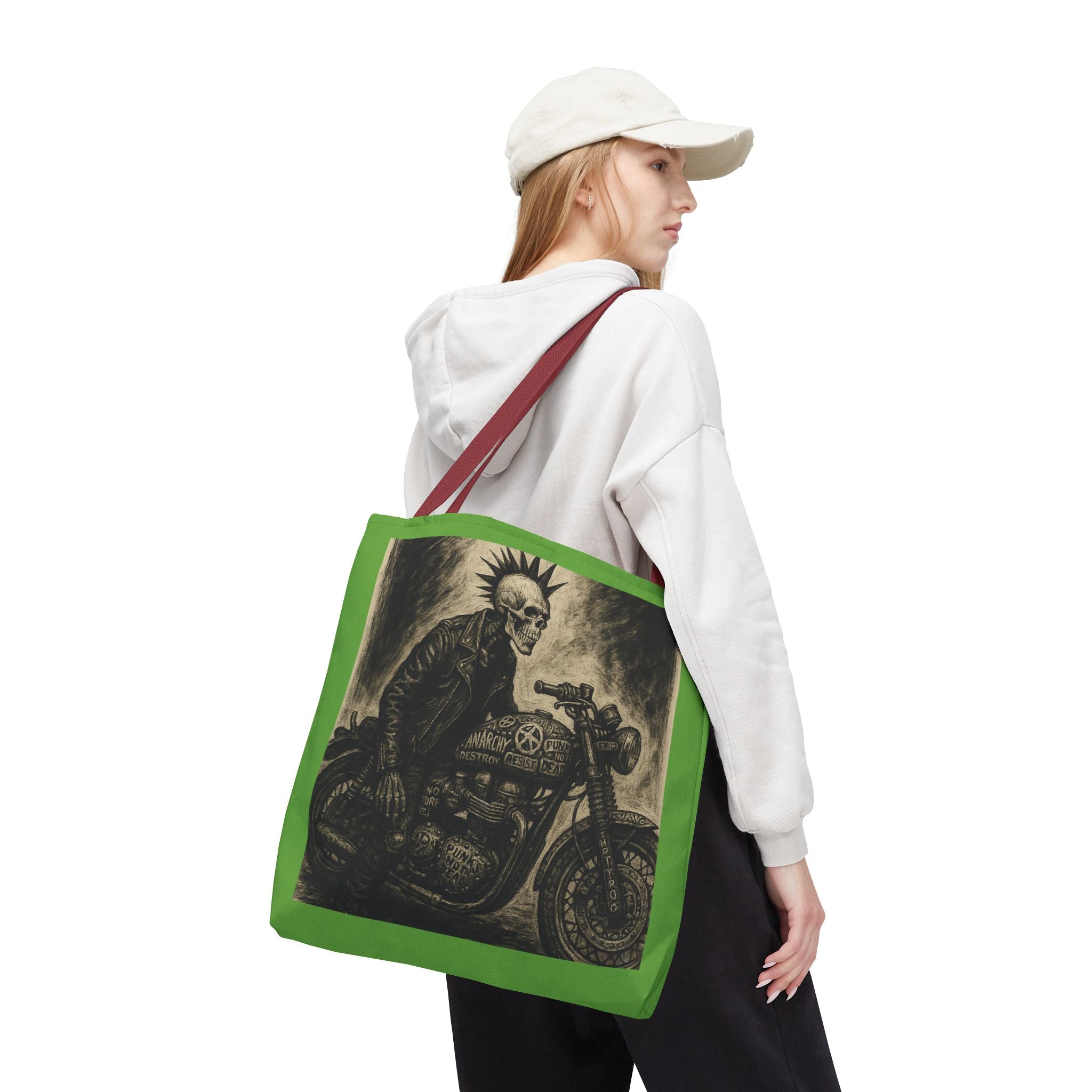 Heavy Metal Punk Rider Tote Bag