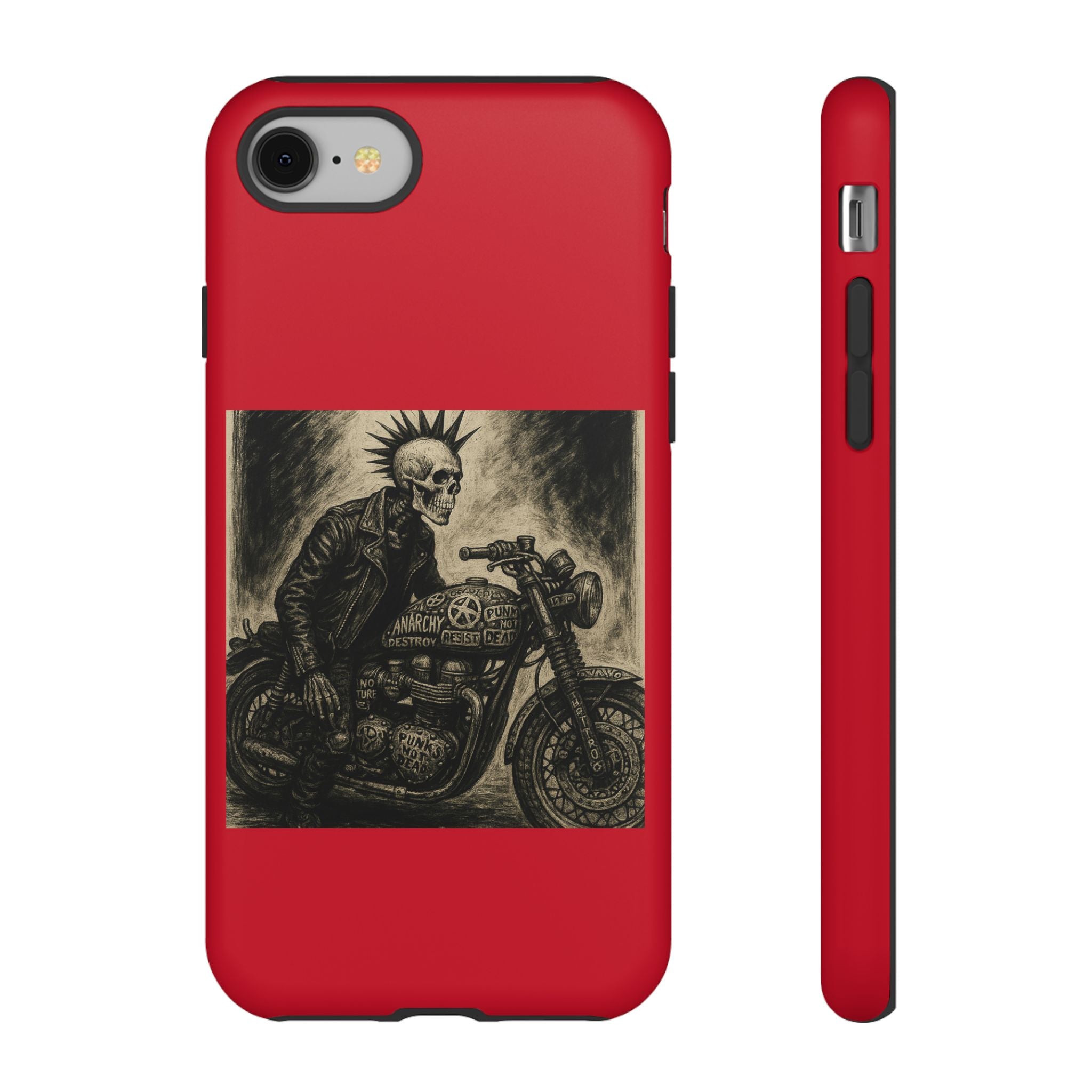 Gothic Punk Biker Skeleton Cases