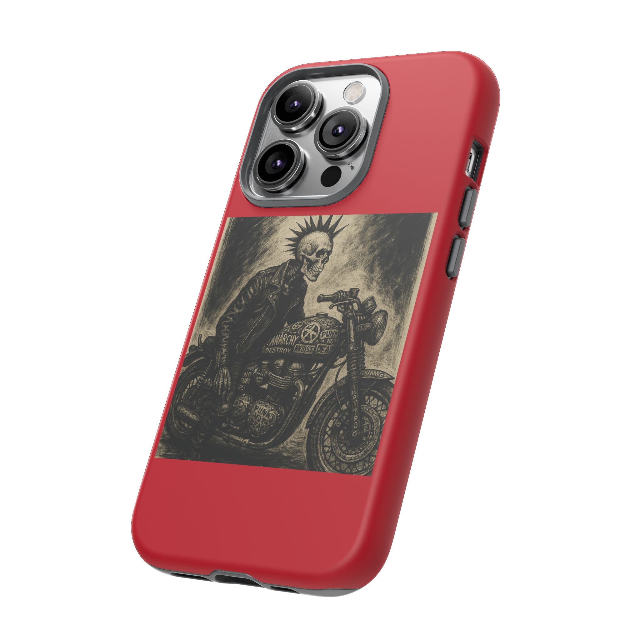 Gothic Punk Biker Skeleton Cases